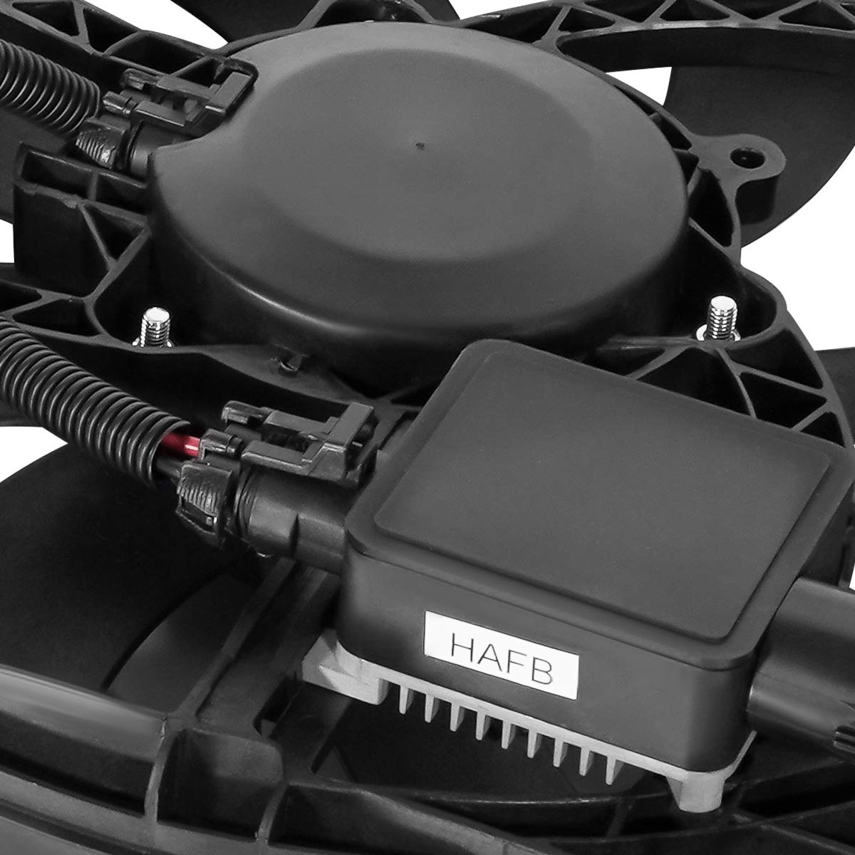 DNA MOTORING OEM-RF-0103 High Performance Radiator Cooling Fan Assembly - Direct Fit Replacement for 1997-2003 Ford Escort & 1997-1999 Mercury Tracer - Enhanced Cooling Efficiency - Black - Perfect for Engine Overheating Prevention & Summer Driving Conditions