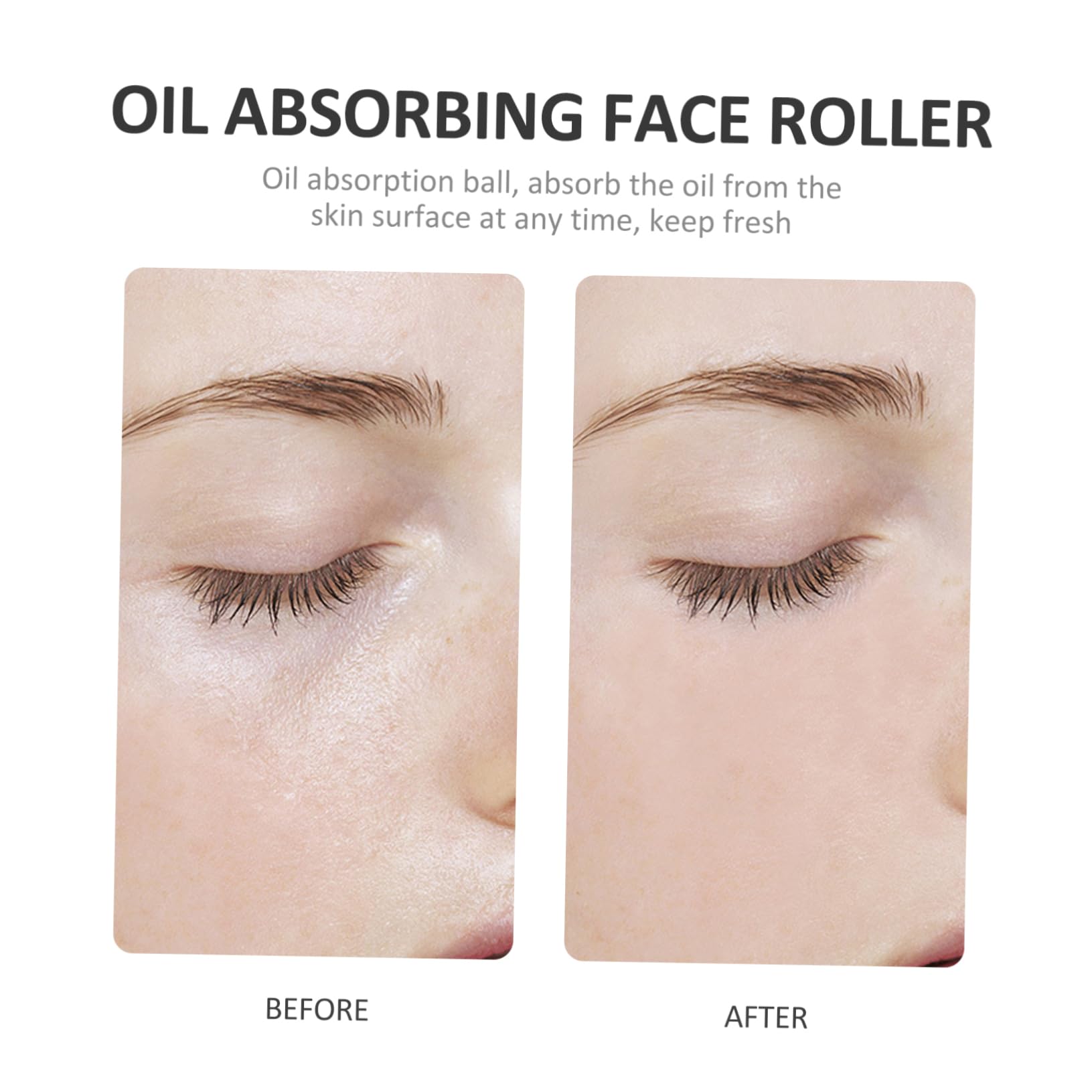 Volcanic Face Roller for Oil Absorbing - Portable Facial Massage Tool for Oily Skin - Perfect for Travel, Gym & On-the-Go Skincare Routine