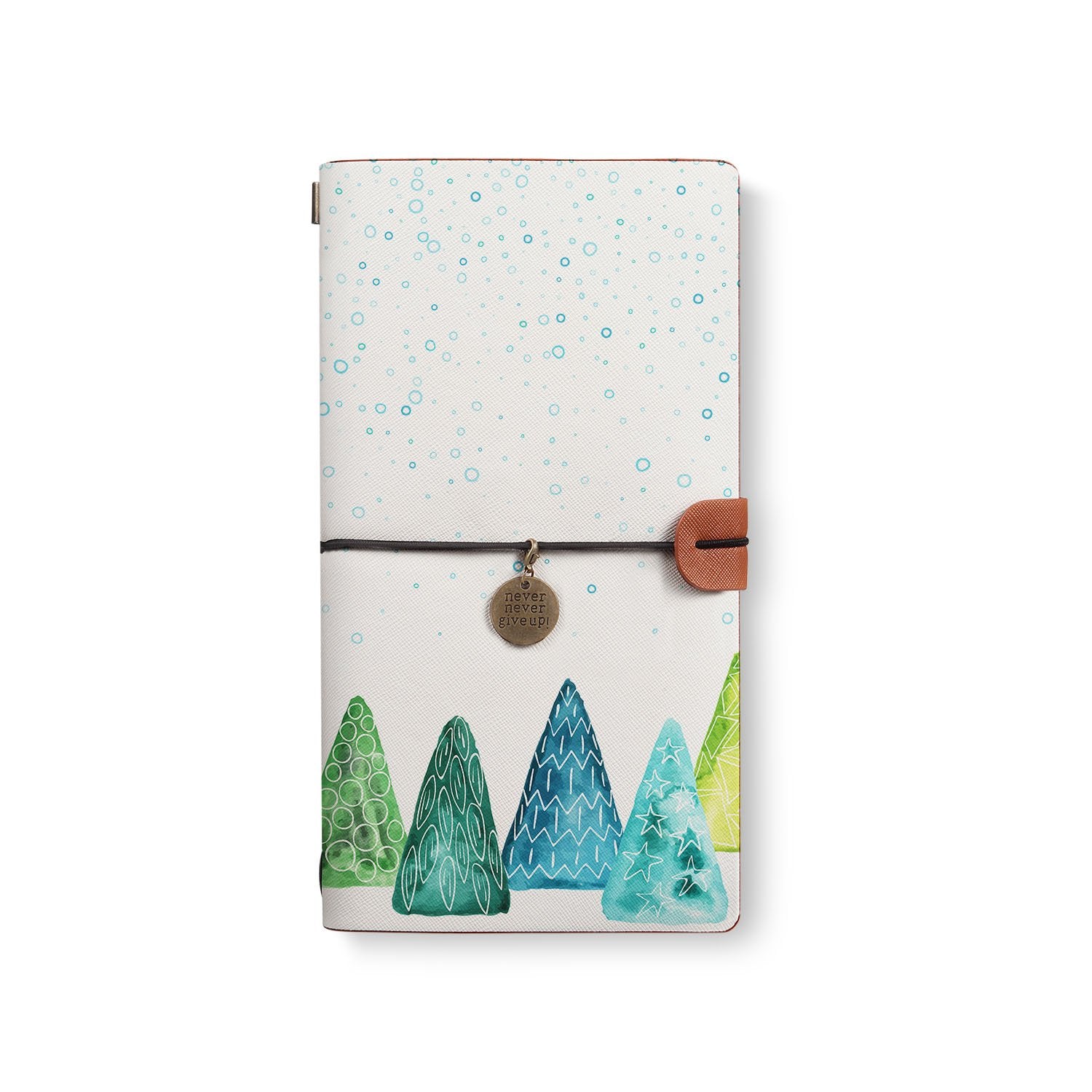 Premium Traveler's Notebook - Leather Journal for Writing & Sketching | Landscape Design | Perfect for Travel, Journaling & Creative Projects