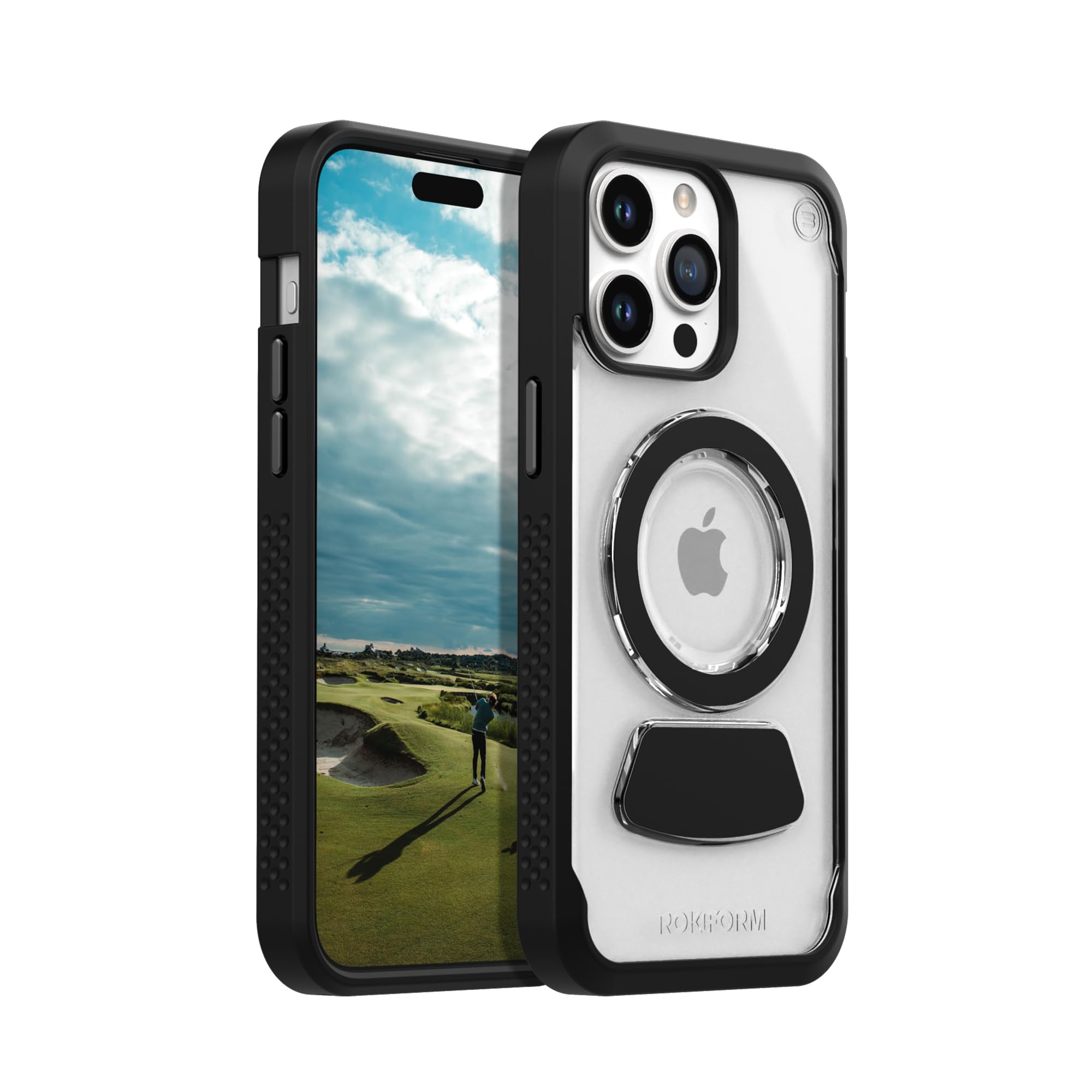 Rokform Clear Eagle 3 Series iPhone 15 Pro Max Case - Slim Dual Magnetic Drop Tested Armor for Everyday Protection & Active Lifestyles