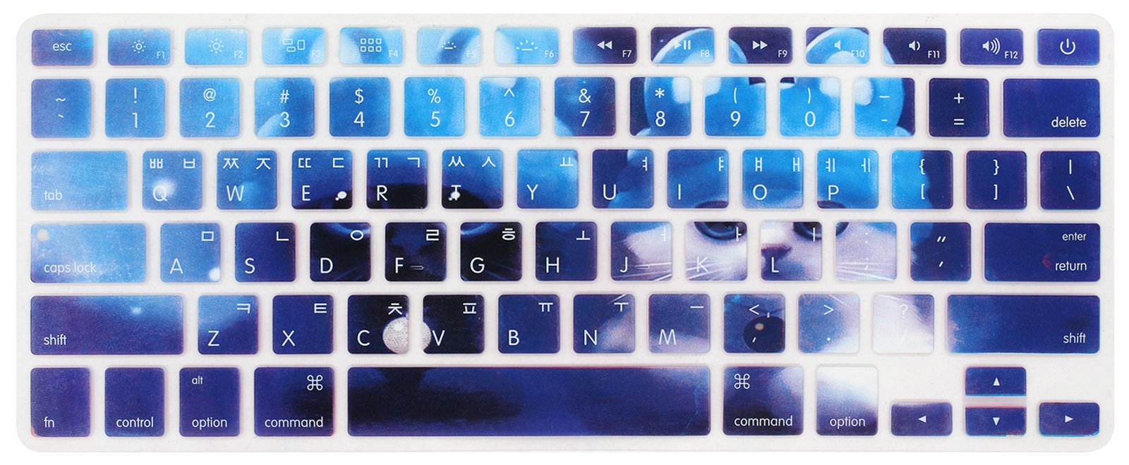 HRH Korean Silicone Keyboard Cover Skin Compatible with MacBook Air 13