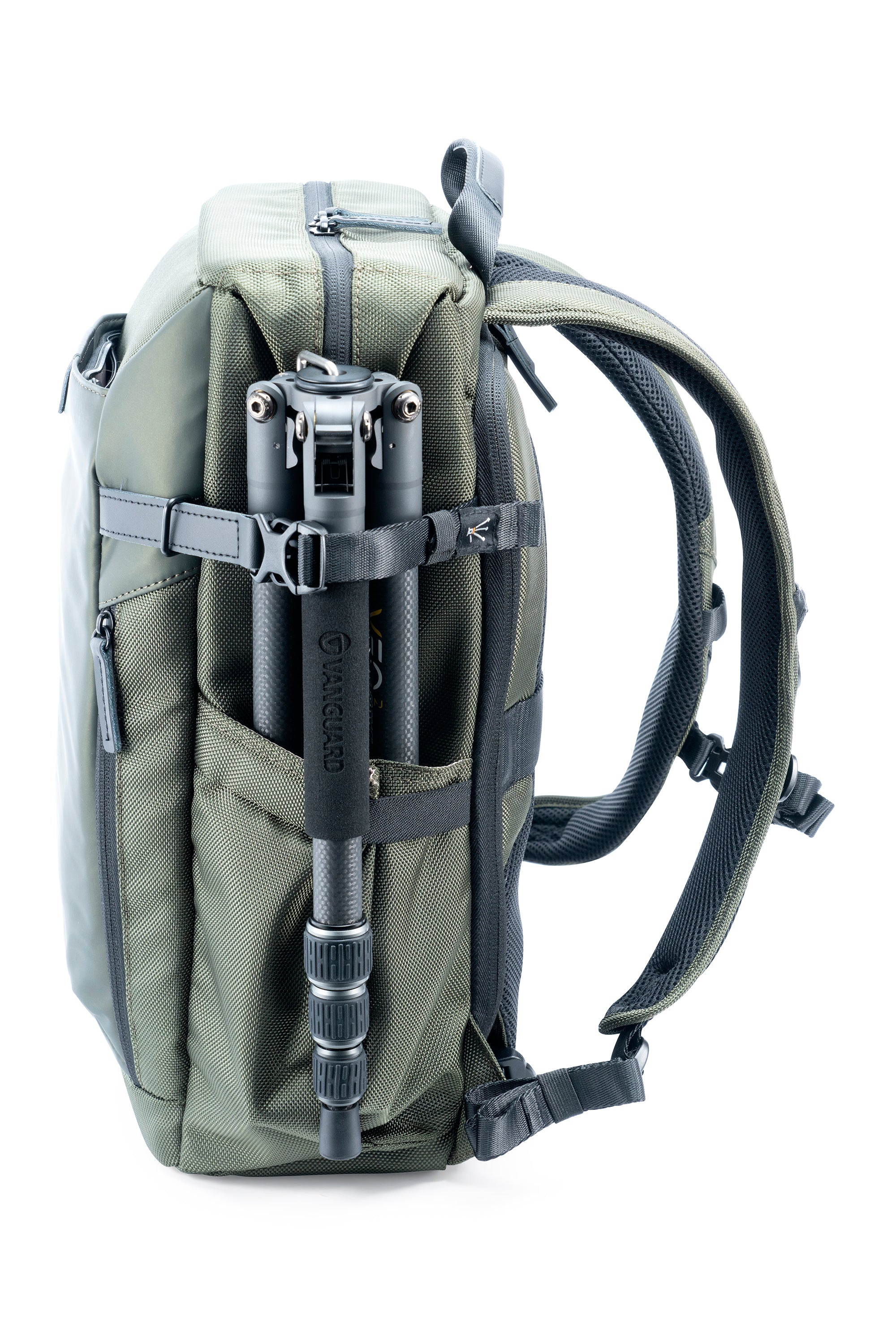 VEO SELECT 49 Laptop Backpack - Durable Waterproof Travel Backpack for Men & Women, Green - Perfect for Work, School, Hiking & Outdoor Adventures