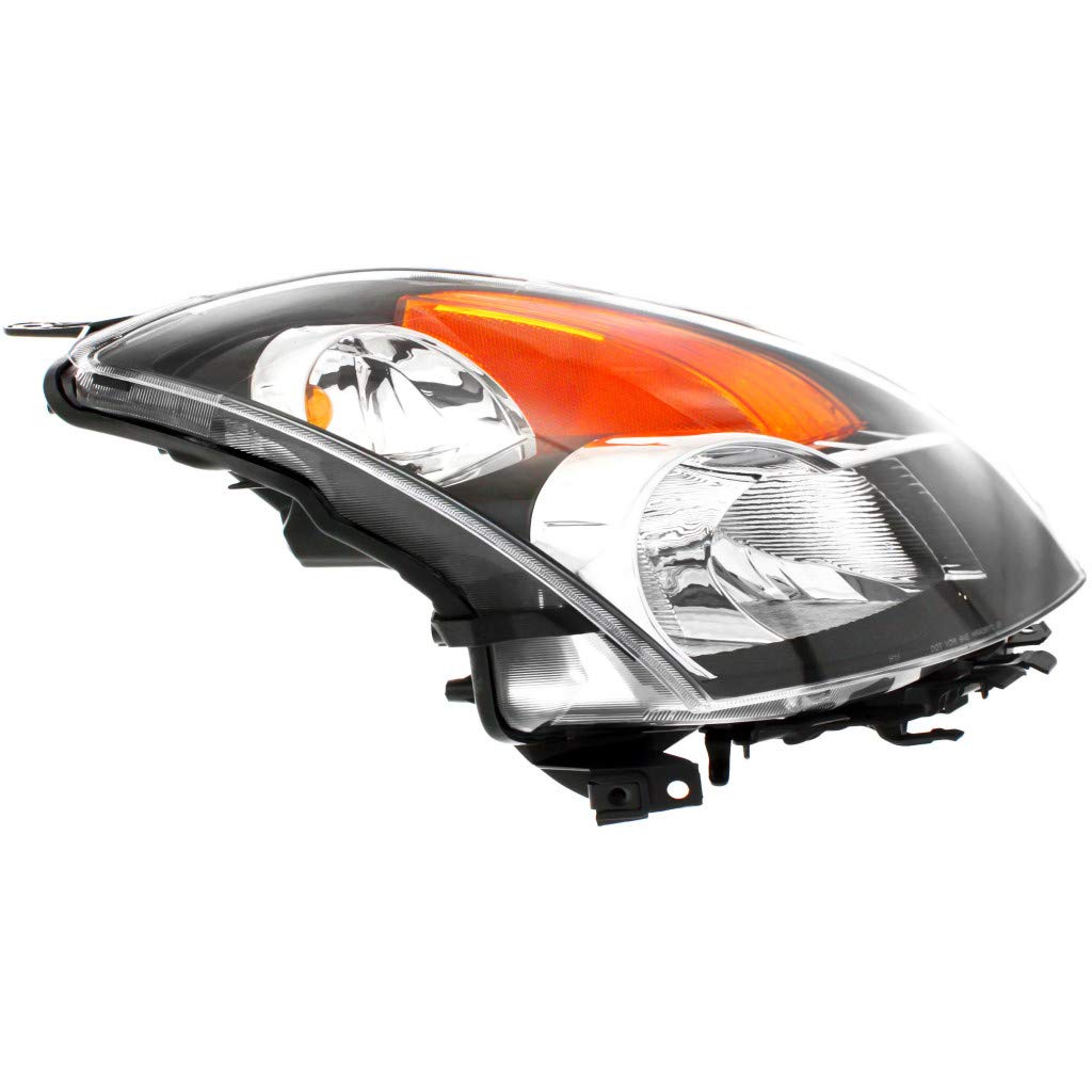 Nissan Altima Headlight Assembly 2008-2009 Passenger Side - CAPA Certified Gray Bezel NI2503187 for Sedan | CarLights360 | Perfect for Night Driving & Foggy Conditions