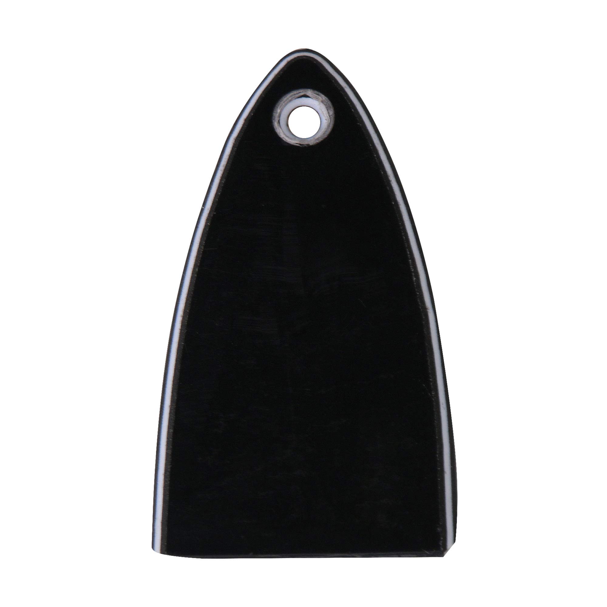 BQLZR 1 Hole 3 Ply Triangle Truss Rod Cover for Electric Guitar - Replacement Part HA-1003 | Perfect for Guitar Maintenance & Customization
