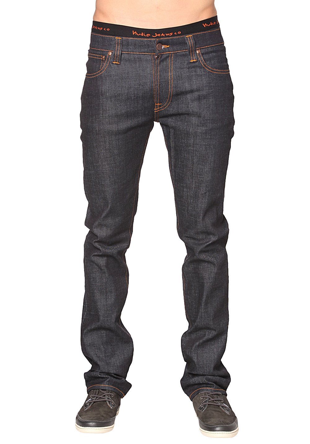Nudie Jeans Thin Finn Dry Twill Slim Fit Stretch Denim Pants for Men - Perfect for Casual Wear, Night Out & Street Style Fashion