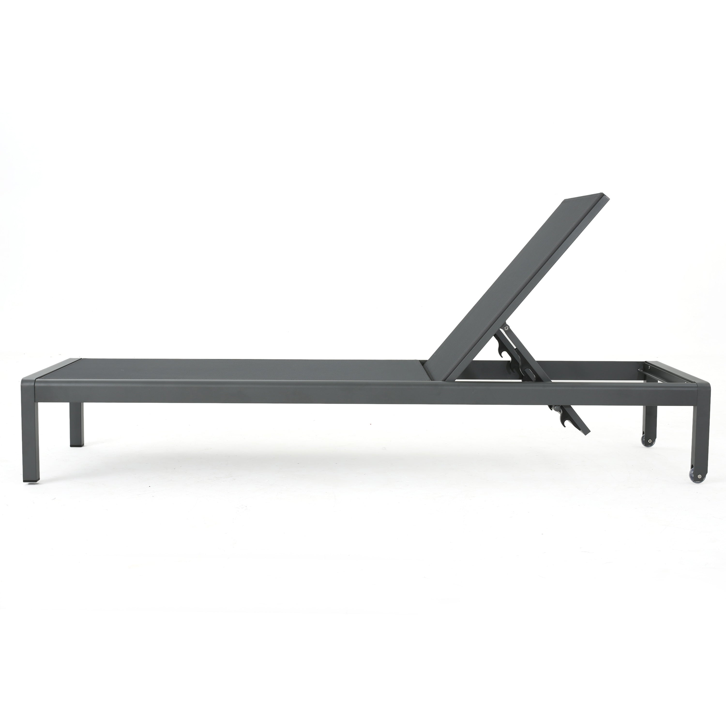 Cape Coral KD Chaise Lounge Set of 2 in Gray (MP2) - Perfect for Patio, Poolside & Outdoor Relaxation
