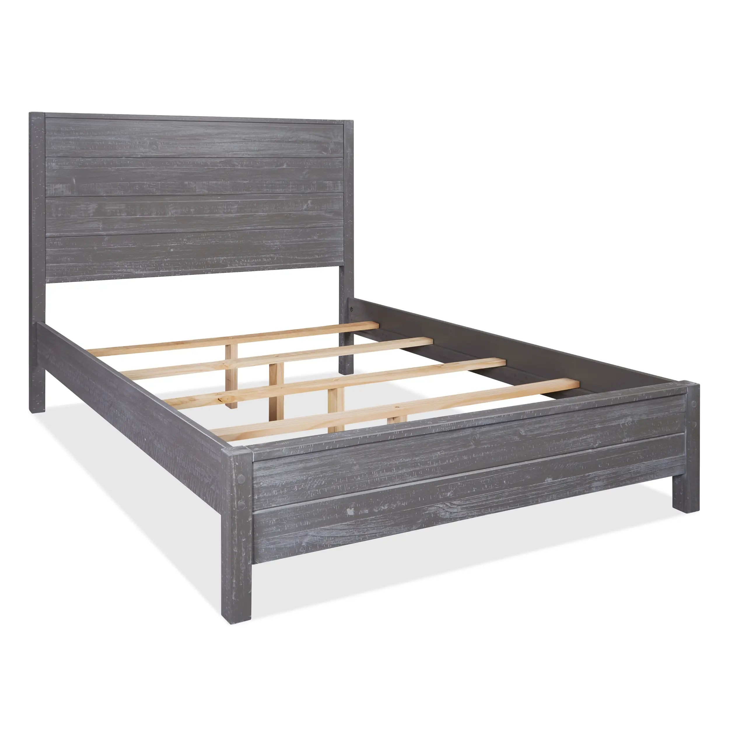 Montauk 5-Piece Bedroom Set - Queen Size Bed, Dresser, Nightstands & Mirror - Modern Farmhouse Furniture for Cozy Home Decor