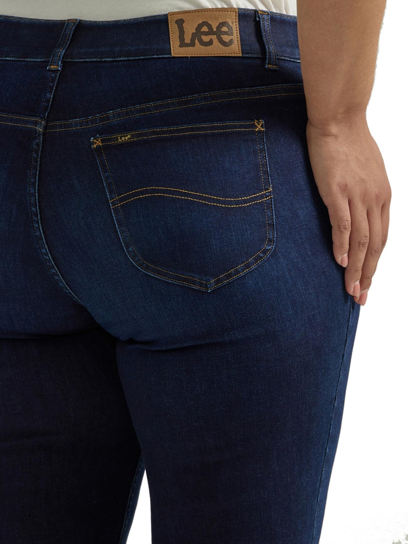 Lee Women's Plus Size Ultra Lux Comfort with Flex Motion Bootcut Jeans - Stretchy Denim Pants for Casual Wear & Everyday Comfort