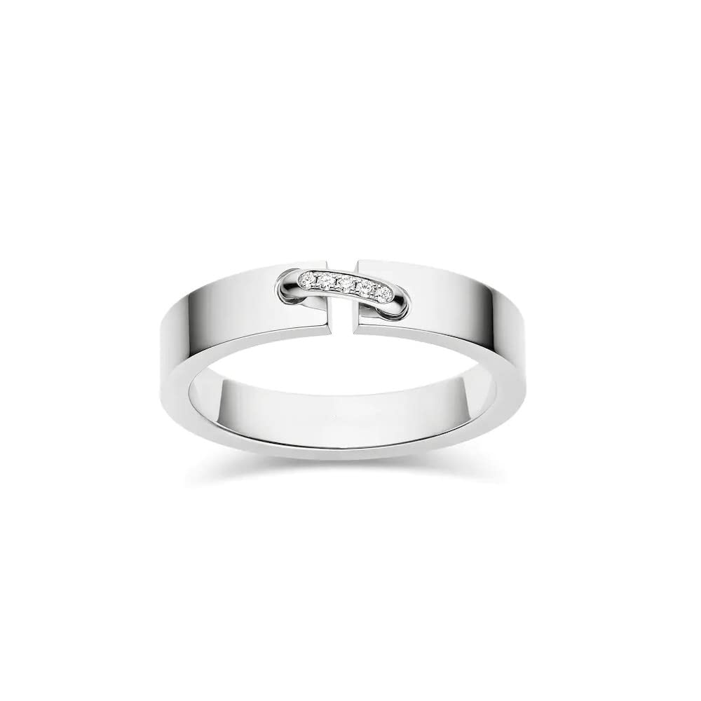 10K Rose Gold Moissanite Wedding Ring for Women - 4mm Comfort Fit Band, Elegant & Simple Design - Perfect for Engagement, Anniversary, and Everyday Wear