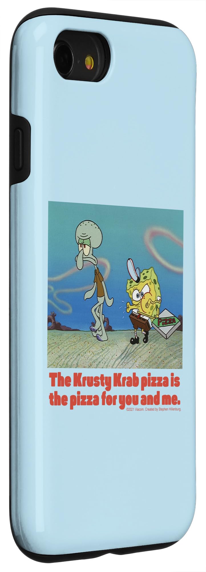 SpongeBob SquarePants Krusty Krab iPhone SE (2020)/7/8 Case - Funny Cartoon Phone Cover for Fans | Perfect Gift for Kids & Adults | School, Work, Travel Protection