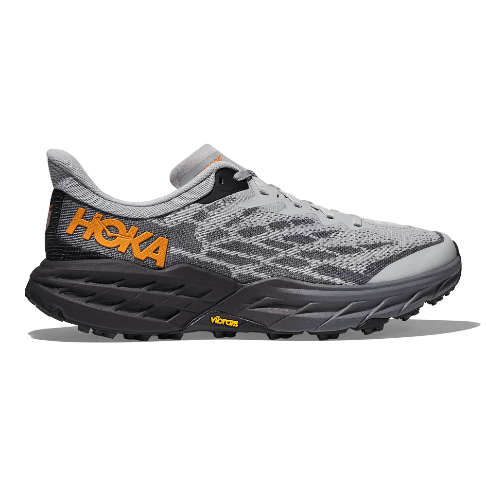 HOKA ONE ONE Speedgoat 5 Trail Running Shoes for Men - Lightweight & Cushioned Hiking Boots - Perfect for Mountain Trails, Jogging & Outdoor Adventures