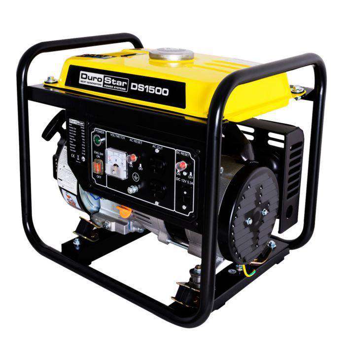 DuroStar DS1500 1500W Portable Gas Generator - Reliable Power for Camping, Emergencies & Home Backup (1200W/1500W)