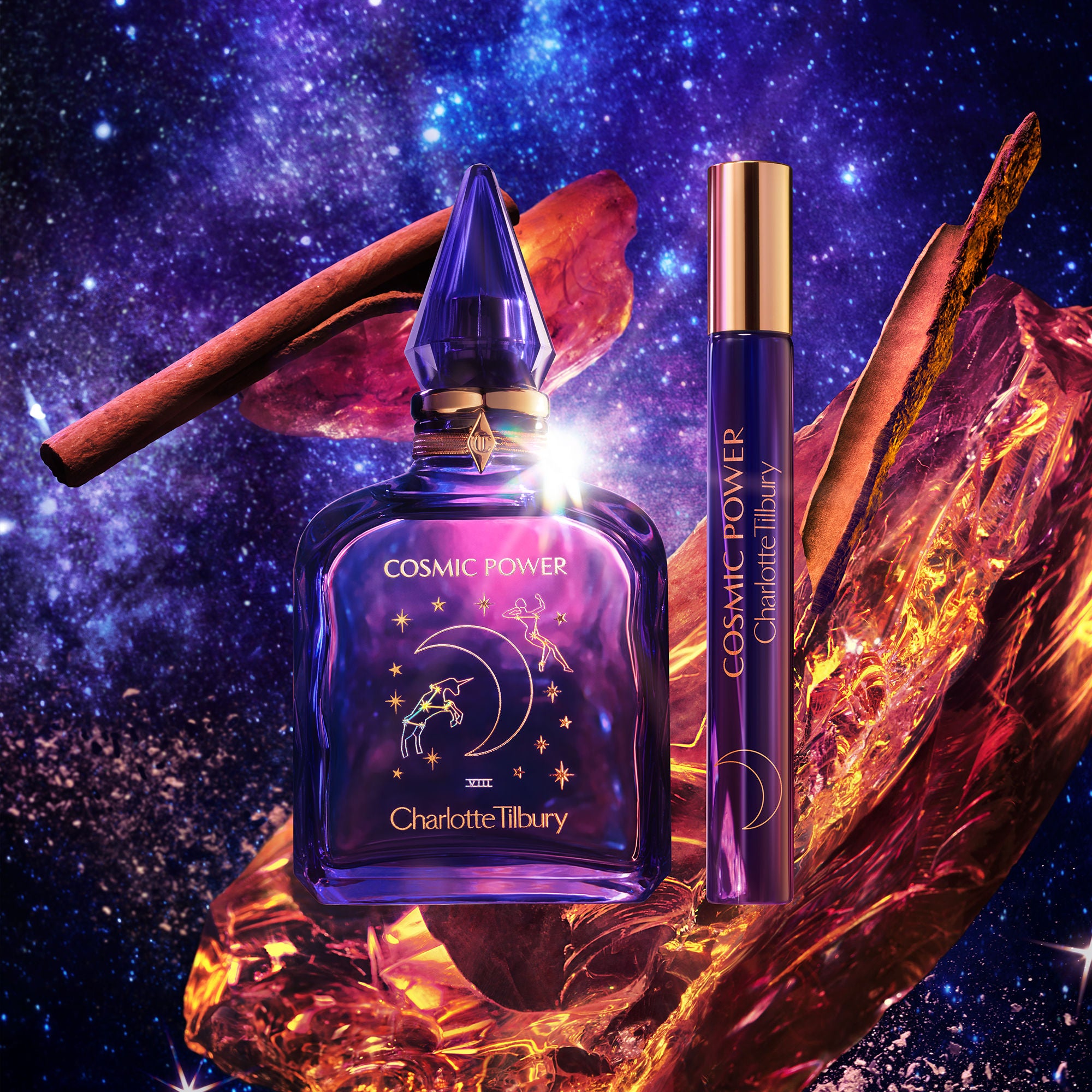 Charlotte Tilbury Cosmic Power Perfume - Luxury Floral Vanilla Eau de Parfum for Women | Romantic Date Night & Special Occasion Fragrance