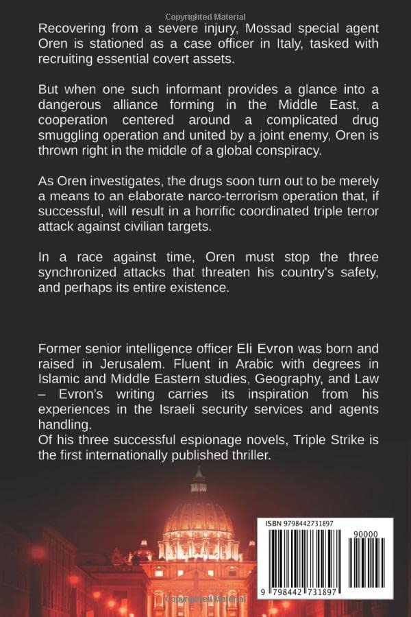 Narco Terrorism Spy Thriller - Triple Strike for Espionage Fans