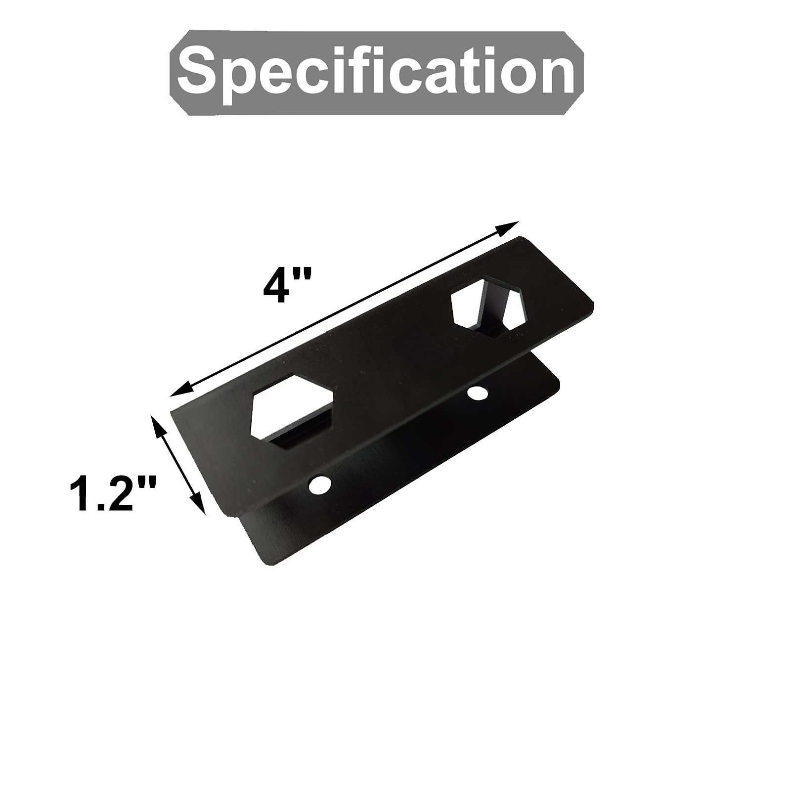 PIAOLGYI Black Under Desk Laptop Holder Mount with Screws - Adjustable Under Desk Laptop Mount Bracket for Laptop/Keyboard Storage (3-Piece Set) - Perfect for Home Office, Gaming Setup & Workspace Organization