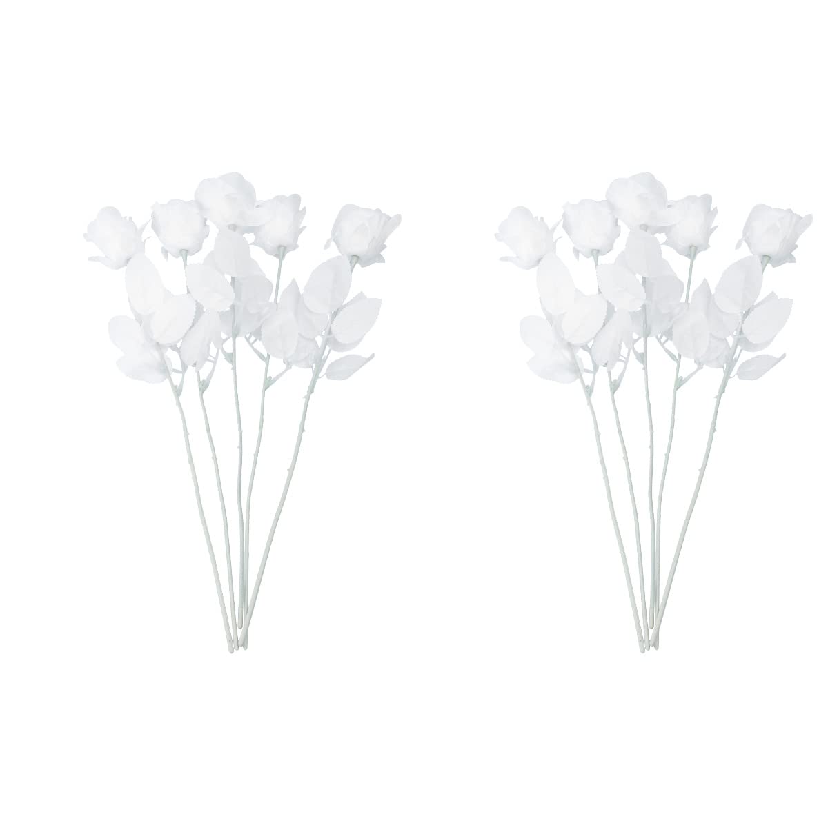 DOITOOL 10-Piece Artificial Rose Wedding Decor Set - DIY Fake Flowers for Table Centerpieces, Bridal Shower, Home & Party Decoration