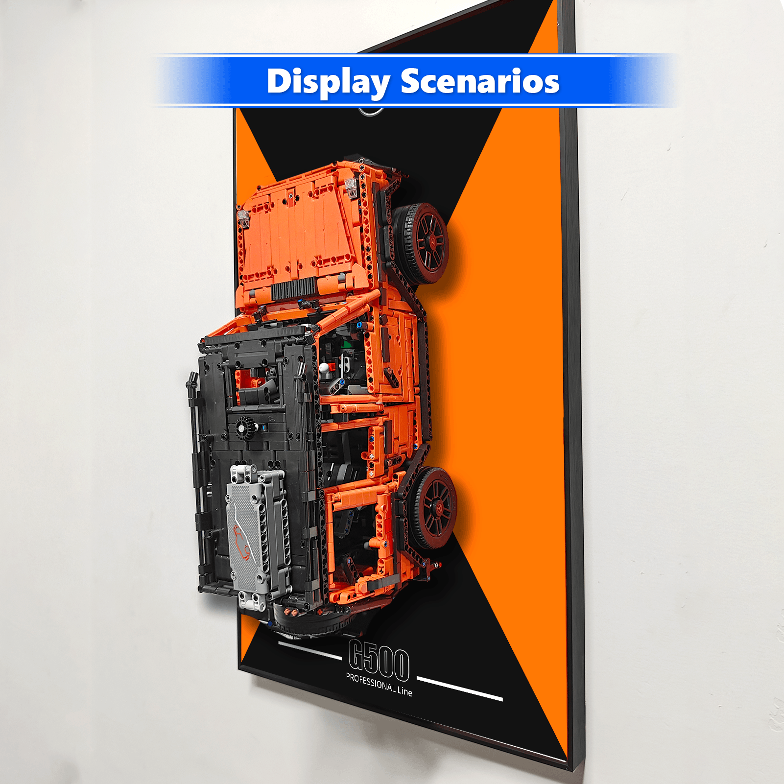 LEGO Technic Mercedes Benz G500 42177 Wall Display Frame - Professional Line for Car Model Showcase | Perfect for Home, Office & LEGO Enthusiasts Decor