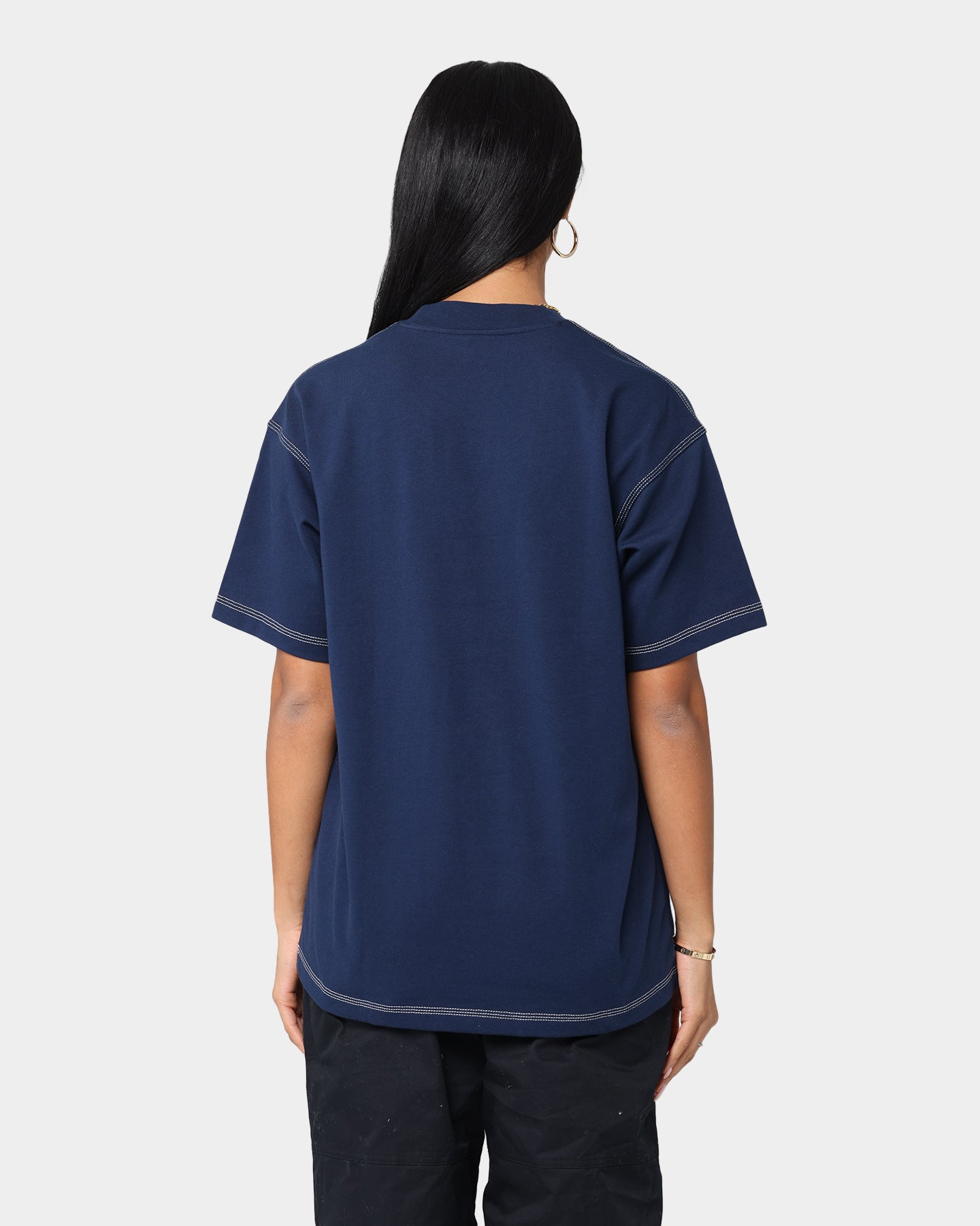Adidas WW Short Sleeve T-Shirt for Men - Comfortable Cotton Crewneck Tee in Collegiate Navy - Perfect for Gym, Running & Casual Wear