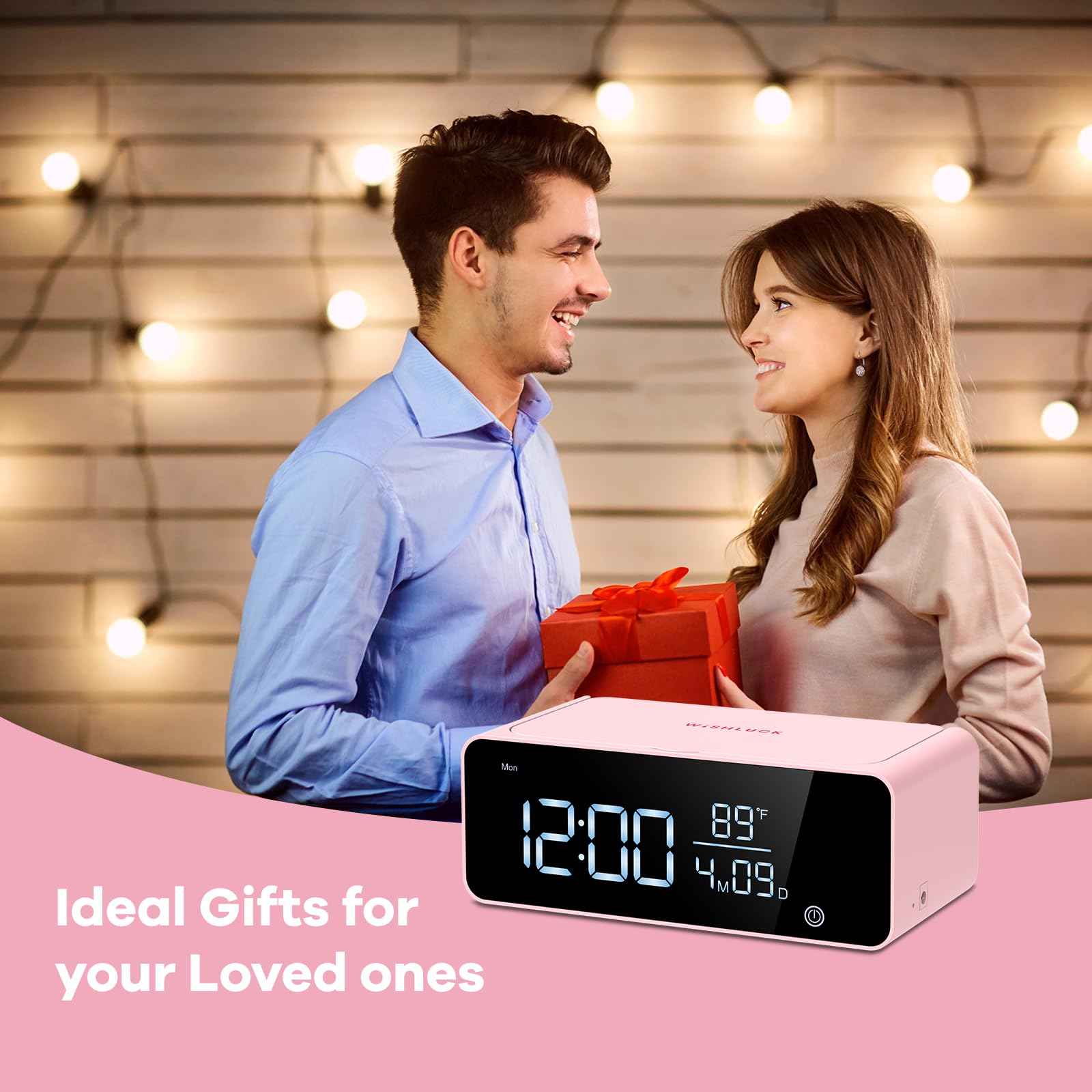 Professional Jewelry Cleaner Machine - 48KHz/24W Ultrasonic Cleaner with 500ml Stainless Steel Tank & LED Display | Perfect for Jewelry, Rings, Diamonds, Watches & Eyeglasses | Compact Tabletop Design with Alarm Clock (Pink) - Ideal for Home Use, Jewelry Stores & Gift Shops