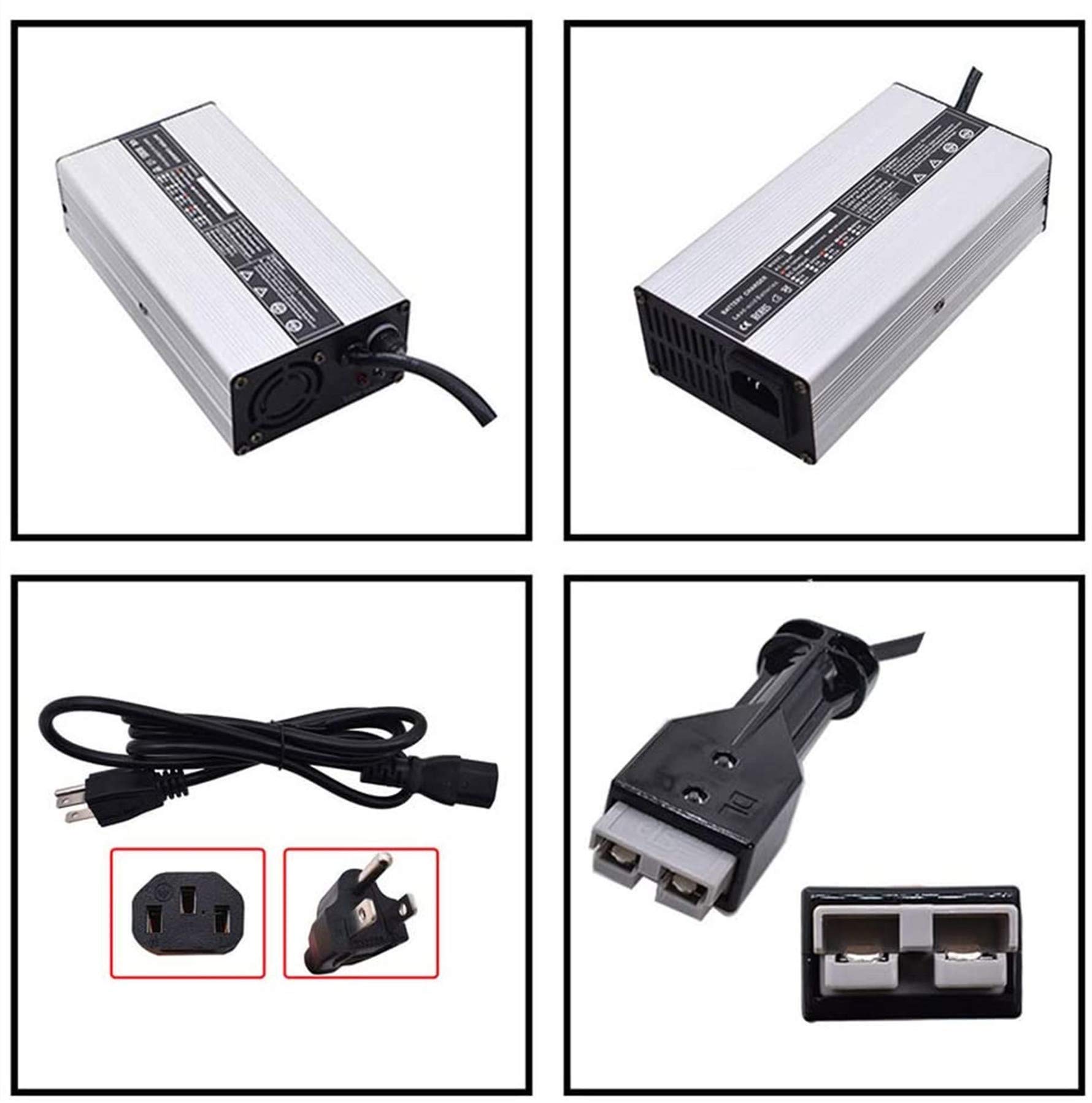 36V 15AMP SB50 Plug Golf Cart Battery Charger with Handle - Replacement for EZGO Marathon Golf Carts | Fast Charging for Golf Carts, Electric Vehicles & Mobility Scooters | Outdoor, Camping & RV Use