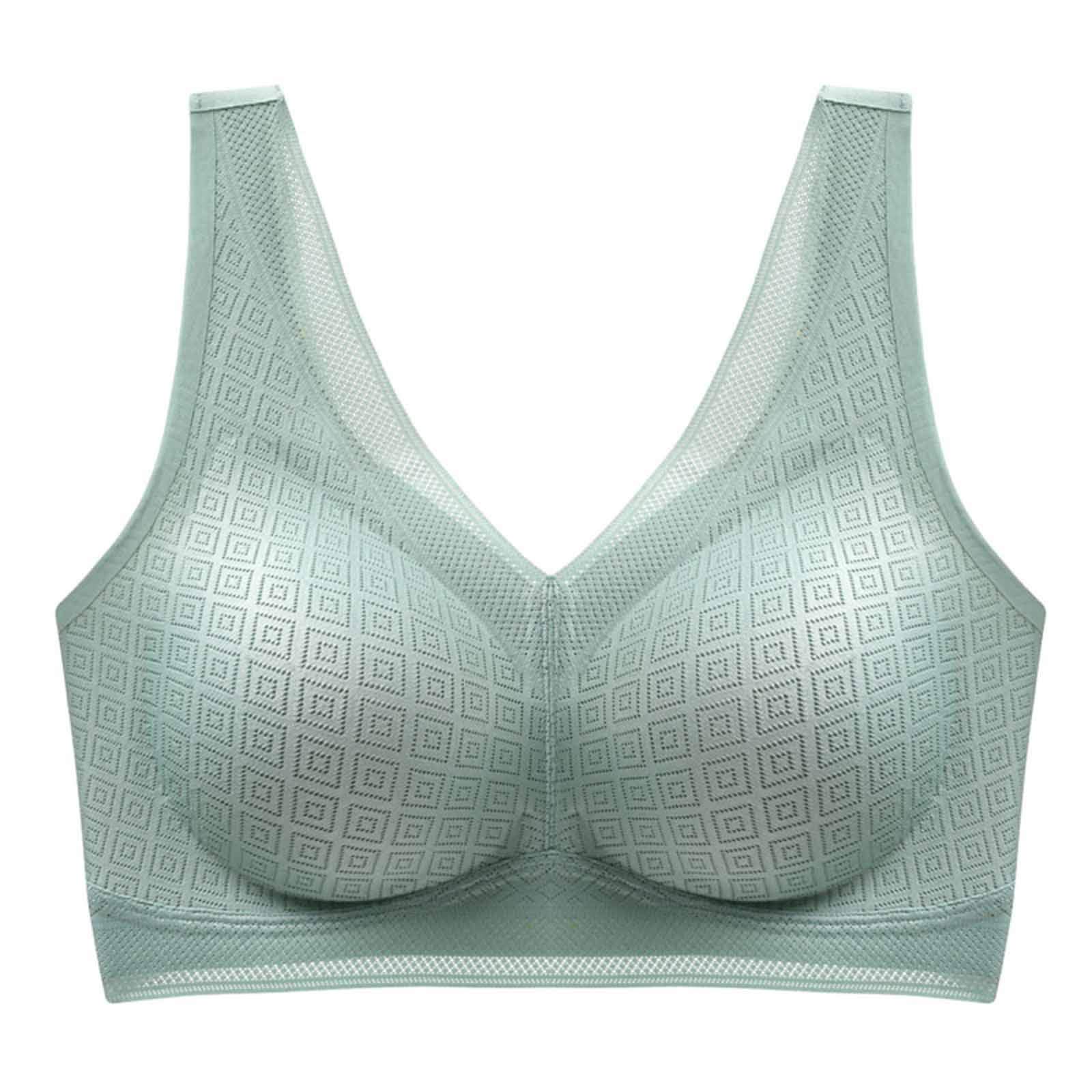 Wireless Contour Sports Bra for Women - Seamless Lace Breathable Yoga Running Workout Top - Perfect for Gym, Fitness & Active Lifestyle