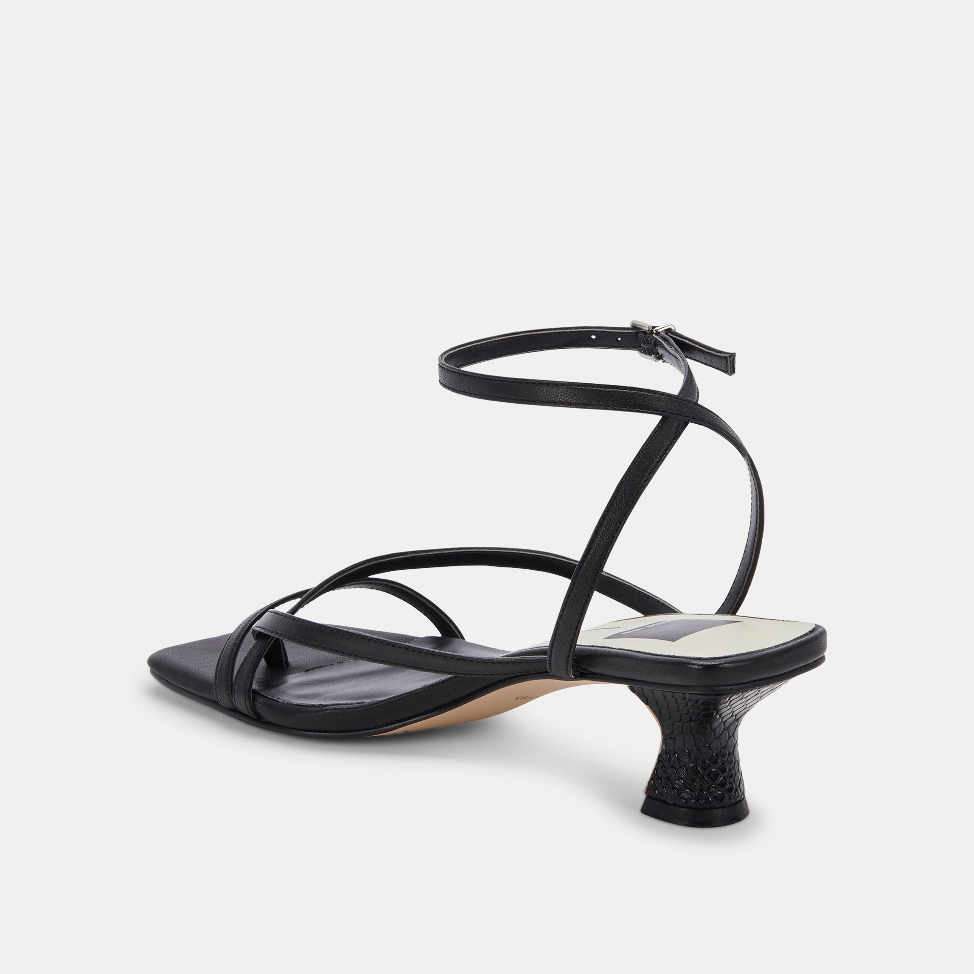 Baylor Black Leather Heels for Women - Stylish & Comfortable High Heels for Parties, Weddings & Evening Events