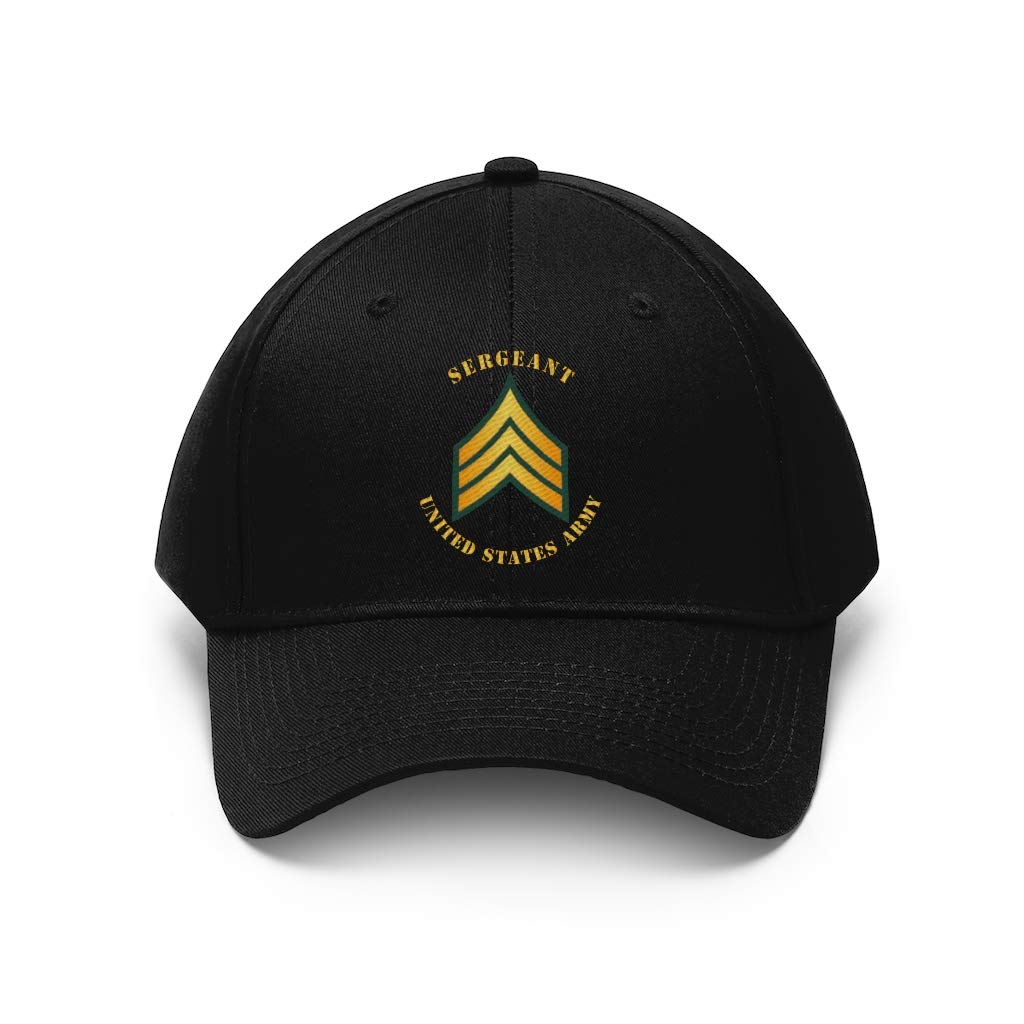 MIP Army Sergeant SGT Hat - Military Style Cap for Outdoor & Cosplay