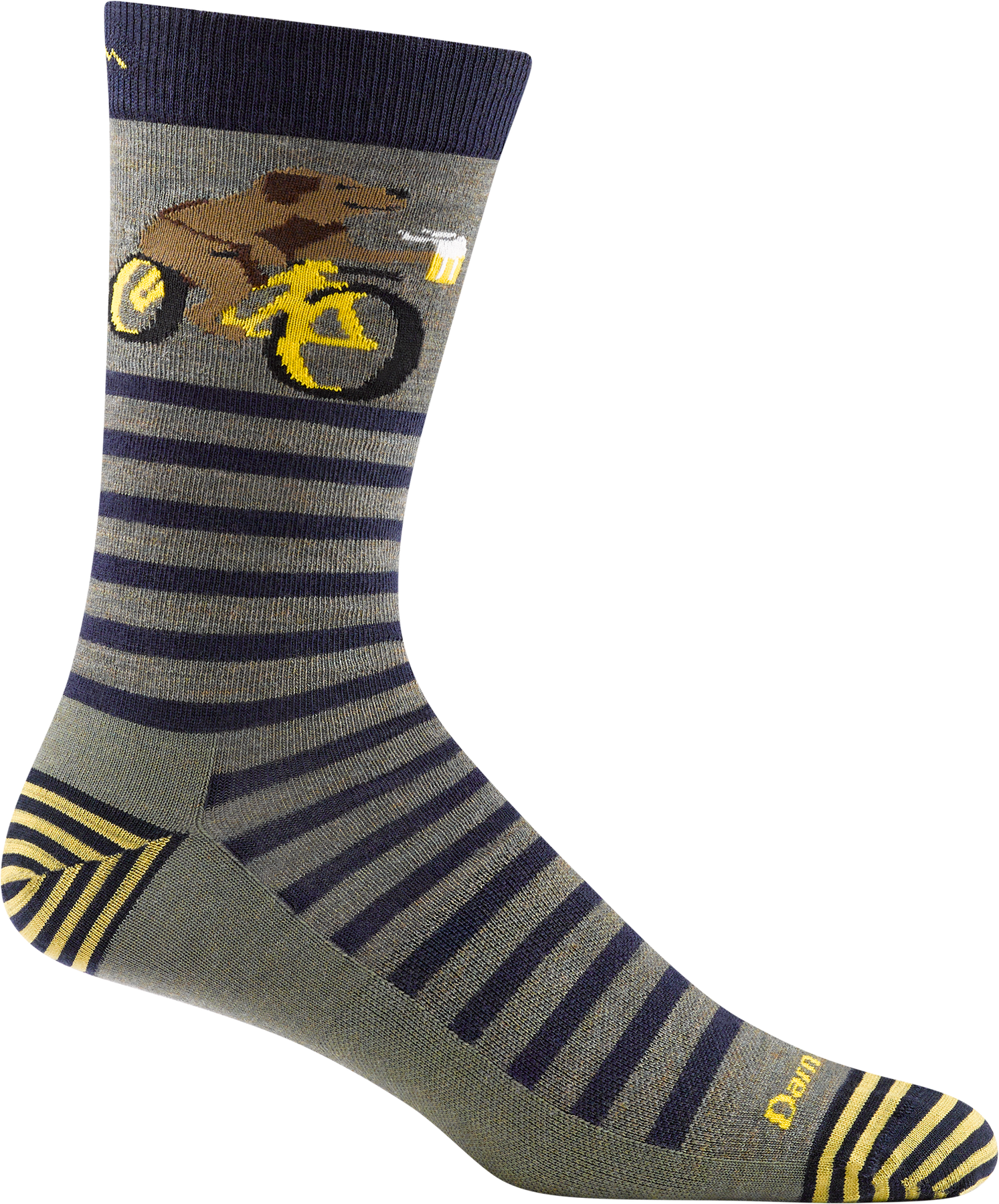 Animal Haus Crew Lightweight Lifestyle Socks for Men - D6066M - Comfortable Casual Wear for Daily Activities, Sports & Outdoor Adventures