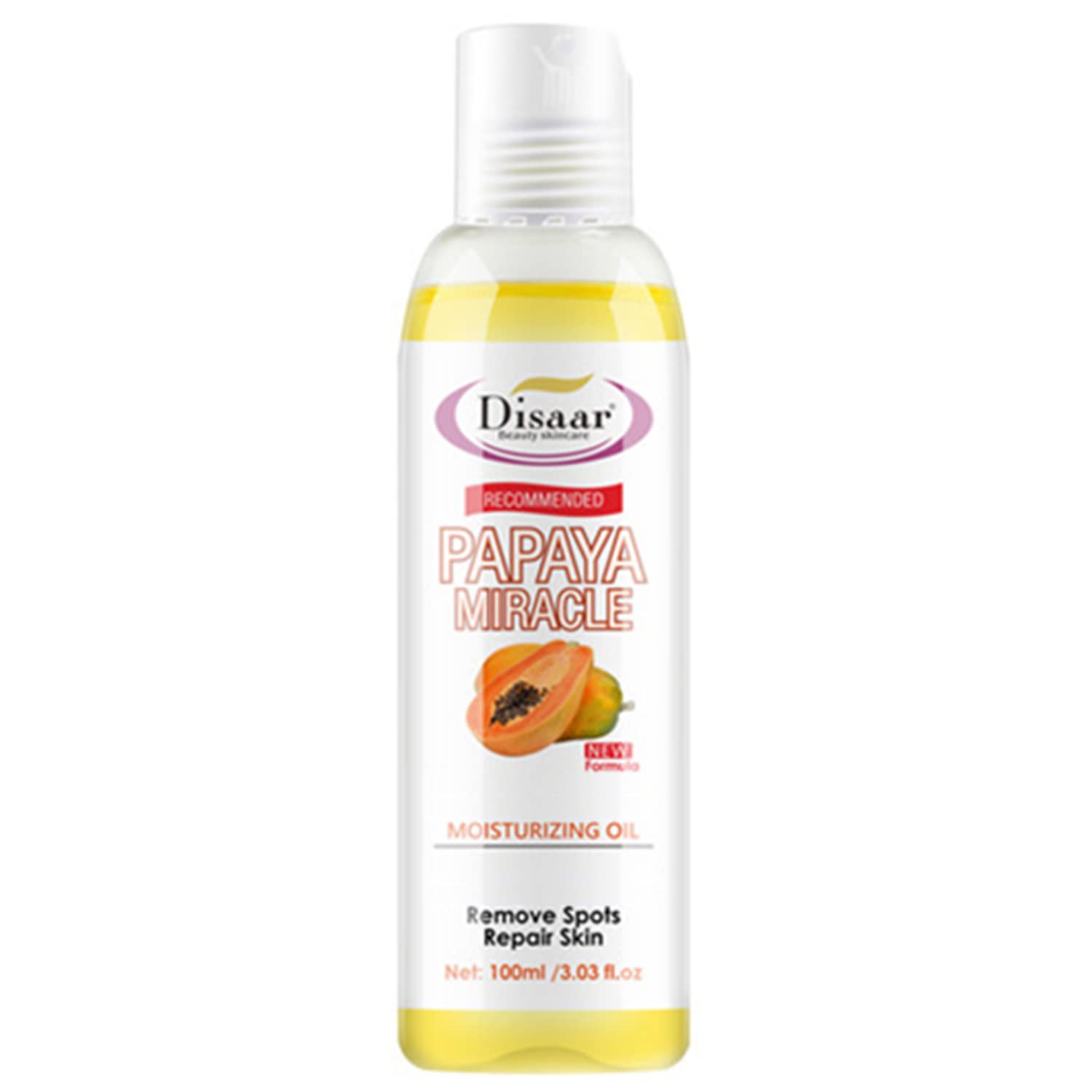 Papaya Moisturizing Oil for Skin Repair - 100ml/3.03fl.oz | Purifying, Spot Removal, Easy Absorption for Daily Skincare & Night Routine