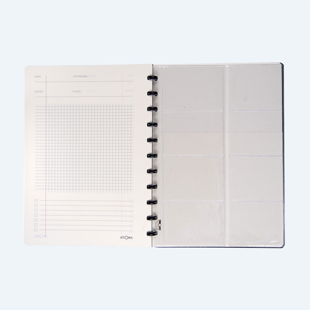 Atoma Meeting Notebook A5 - Refillable Planner for Business & School - Perfect for Office Meetings, Class Notes & Daily Planning