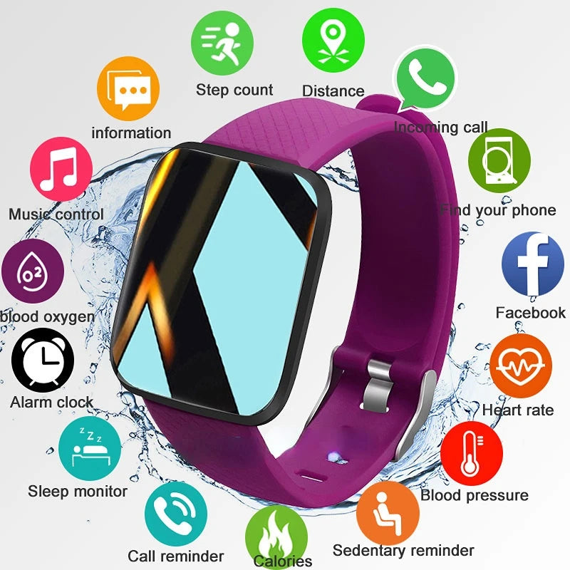 Smart Watch for Men with Blood Pressure Monitor, Waterproof Fitness Tracker for Sports & Outdoor Activities - Perfect for Running, Swimming & Daily Health Tracking