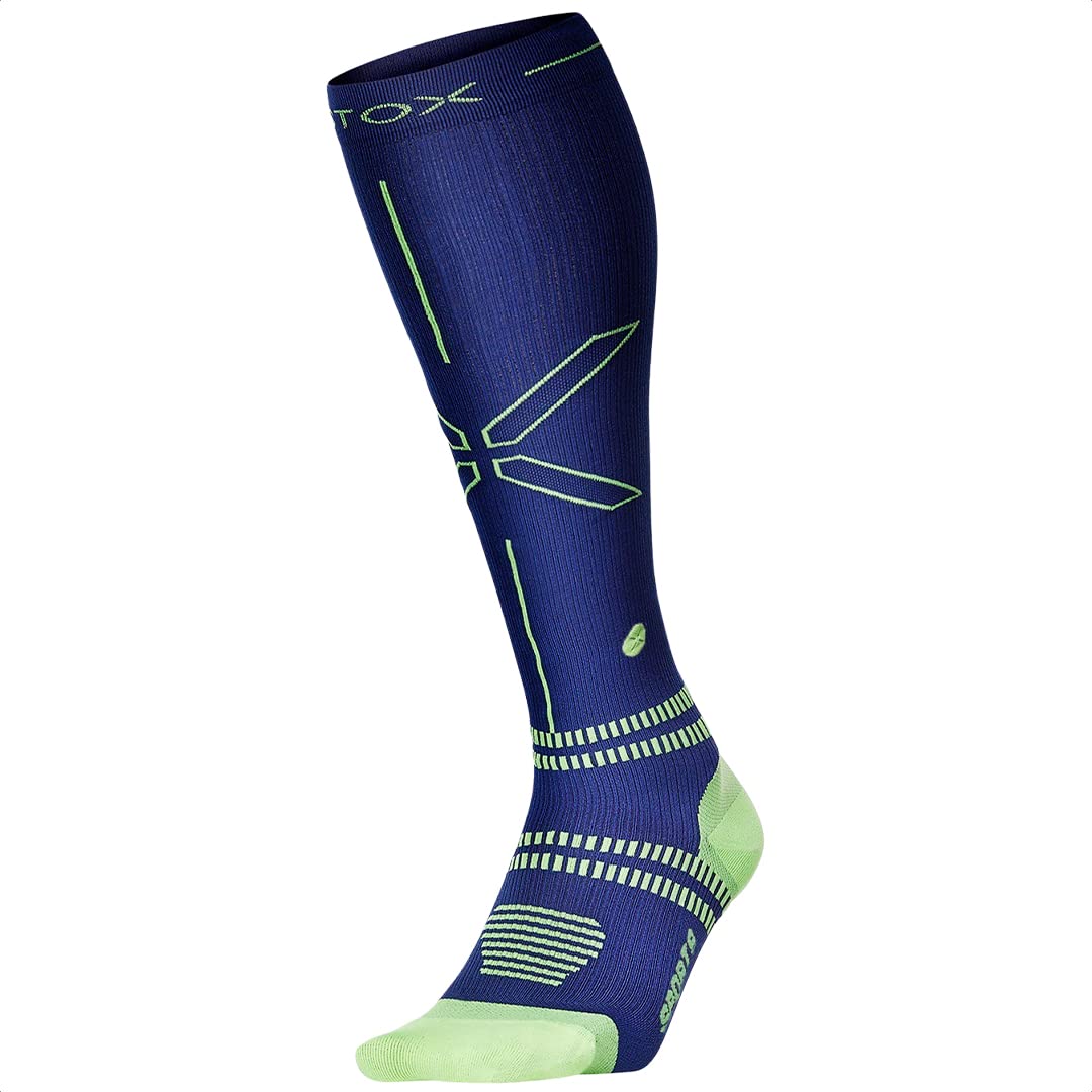 STOX Energy Socks - Men's Performance Compression Socks for Running, Workout & Sports - Injury Prevention & Muscle Recovery Socks - Ideal for Athletes, Gym & Active Lifestyle