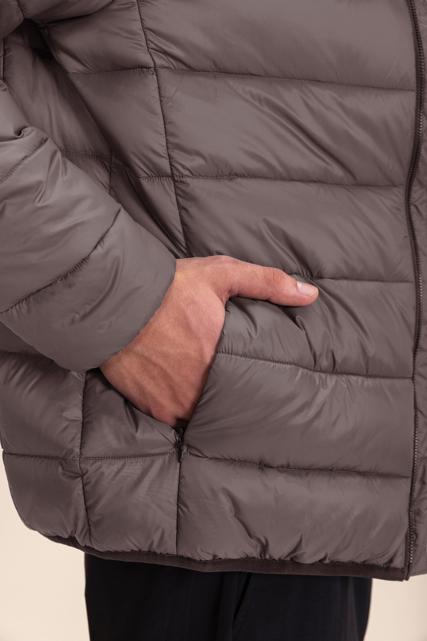Men's Puffer Jacket - Lightweight Warm Winter Coat for Outdoor Activities | Hiking, Skiing & Casual Wear