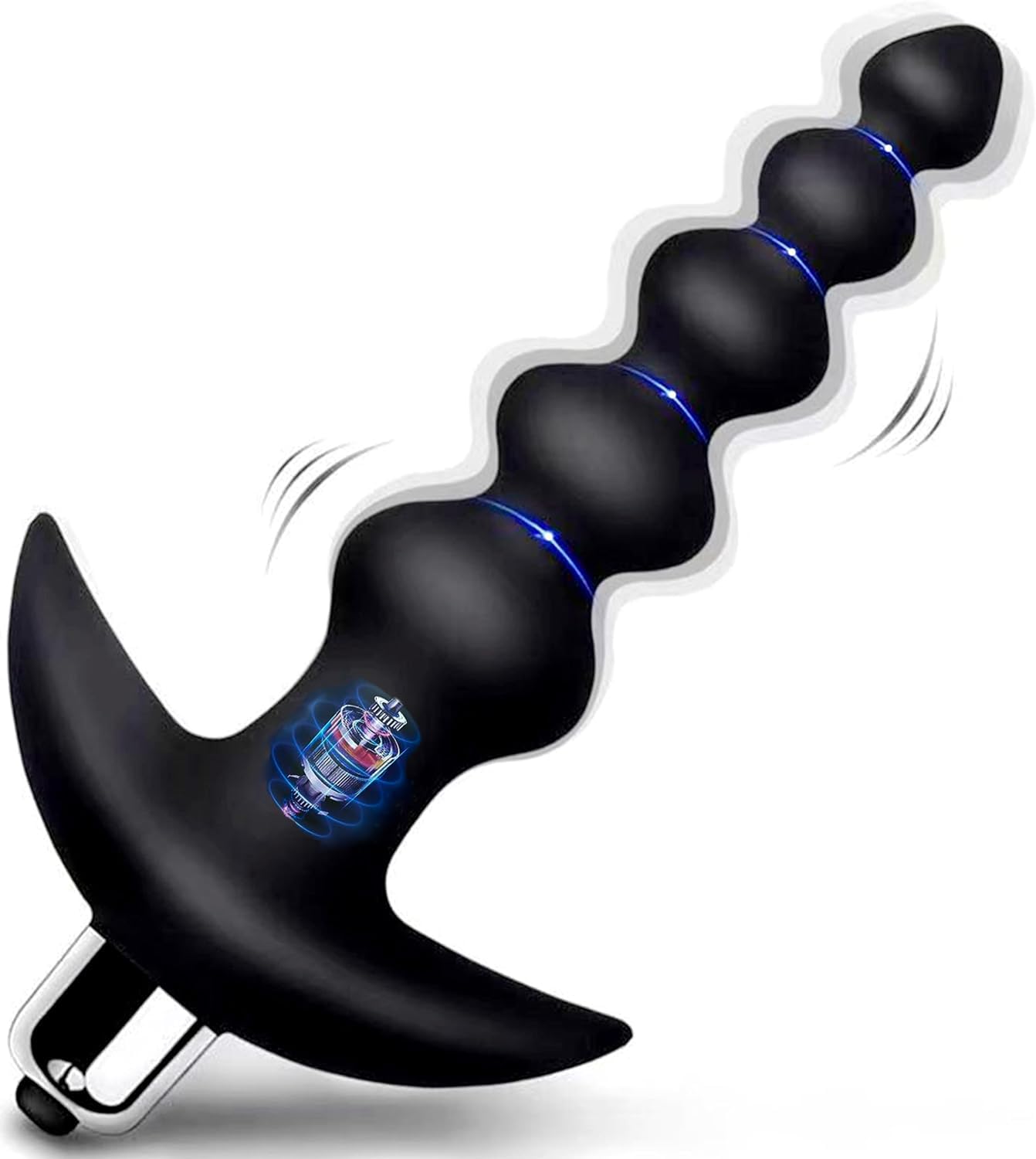 10-Speed Vibrating Anal Plug & Prostate Massager for Men - Remote Control Butt Plug, Anal Beads Adult Toy for Couples & Solo Play - Perfect for Sensual Exploration & Intimate Pleasure