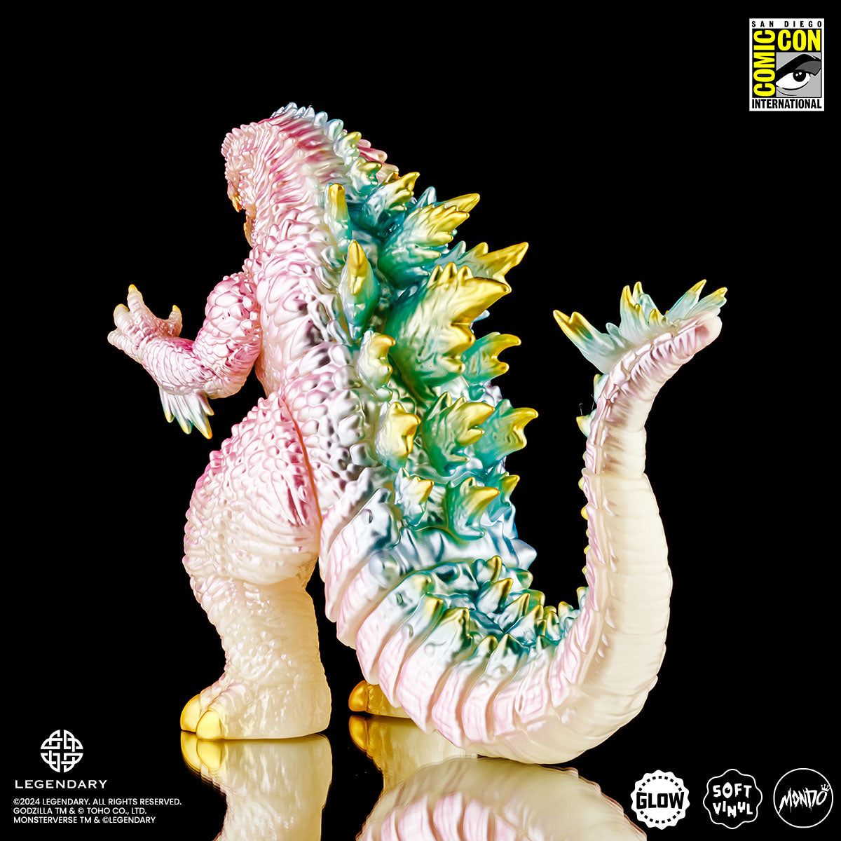 Godzilla x Kong: The New Empire Soft Vinyl Figure - Cherry Blossom Glow in The Dark Collectible | Perfect for Movie Fans, Anime Collectors & Home Decor | Great Gift for Godzilla Lovers
