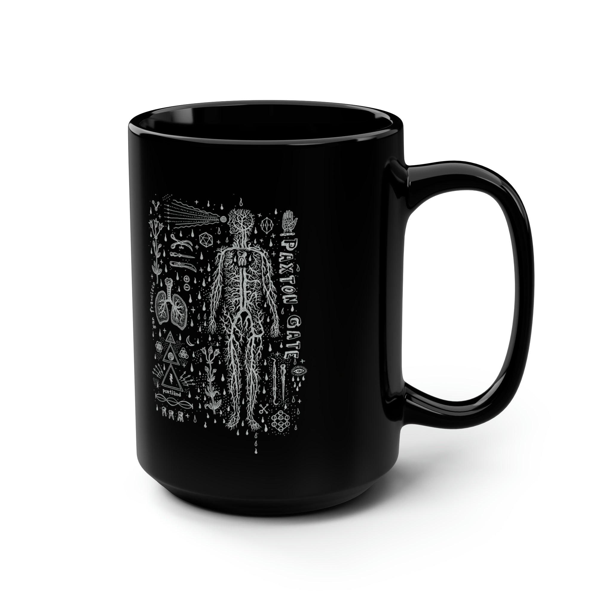 Black Daniel Martin Diaz Coffee Mug - 11oz Ceramic Travel Mug with Handle, Perfect for Home, Office & Gifts - Ideal for Coffee, Tea & Hot Beverages