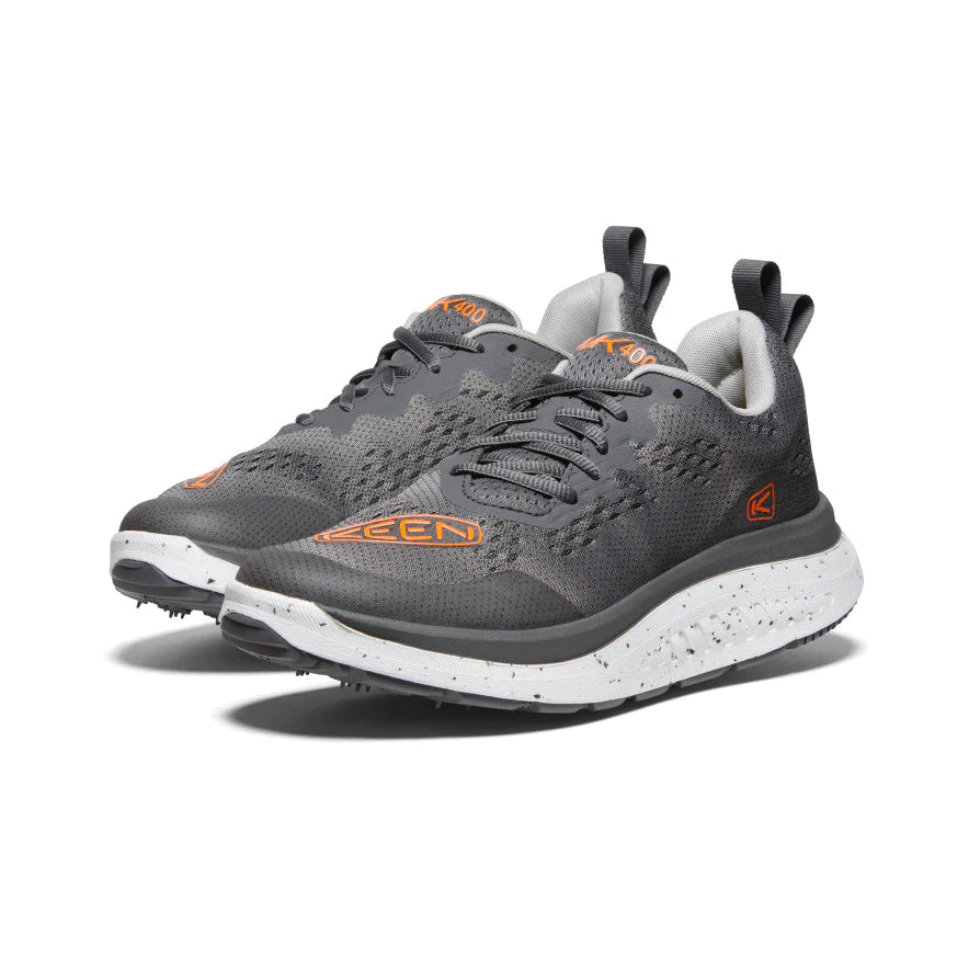 Keen WK400 Grey Men's Hiking Shoes - Lightweight & Durable for Outdoor Adventures, Trail Running & Camping