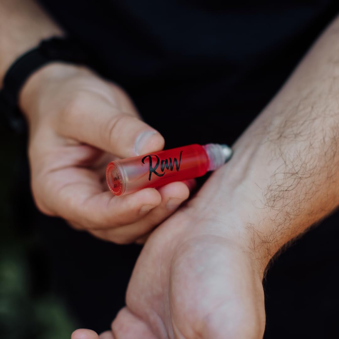 RawChemistry Raw Pheromone Infused Cologne for Men - Roll-On Pheromone Cologne | Long-Lasting Men's Fragrance | Attract & Enhance Confidence | Perfect for Dates, Nights Out & Special Occasions