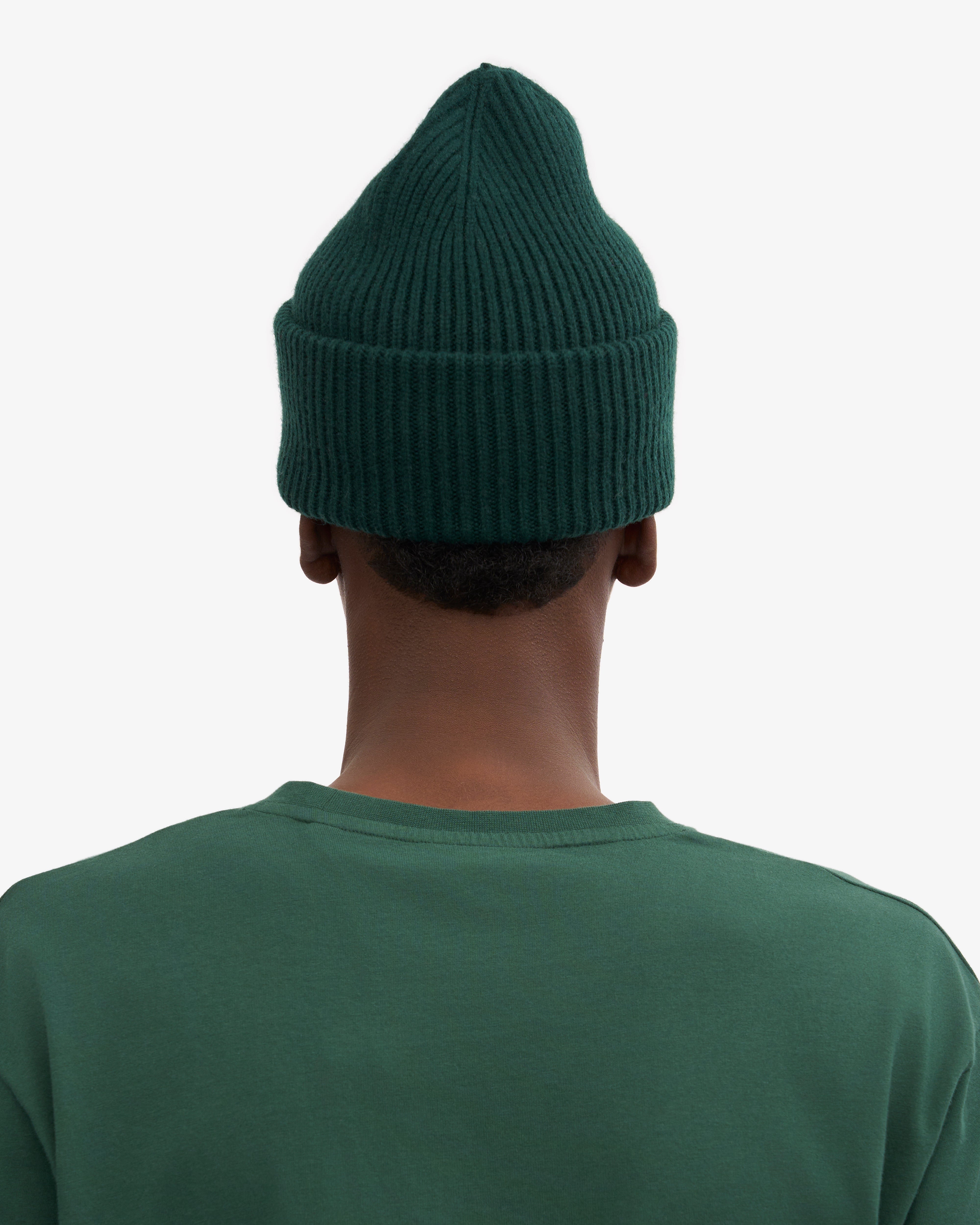 Premium Merino Wool Beanie Hat for Men & Women - Soft & Warm Winter Knit Cap in Emerald Green - Perfect for Skiing, Hiking & Outdoor Activities