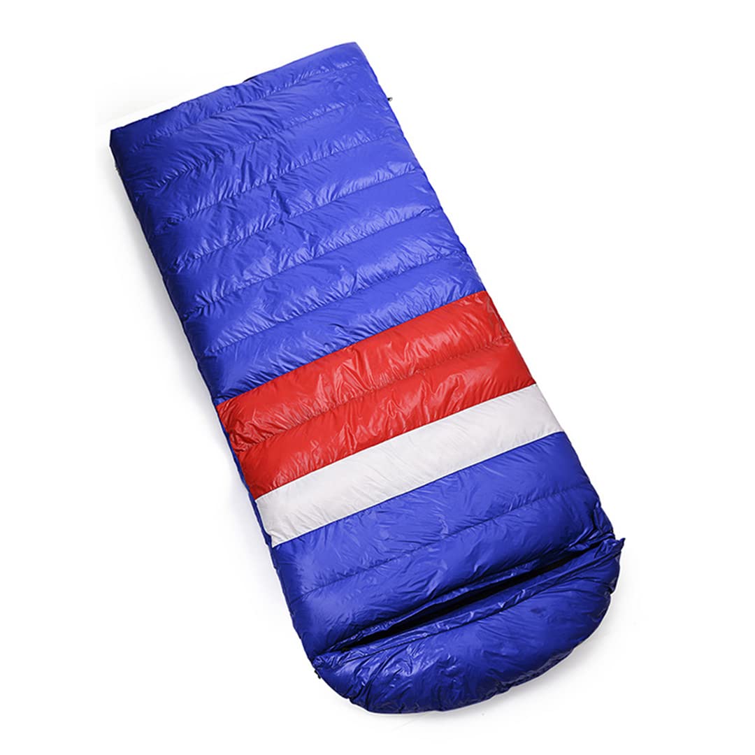 Ultralight Camping Sleeping Bag - White Duck Down Envelope Sleeping Bag with Compression Sack | Perfect for Backpacking, Hiking & Cold Weather Adventures