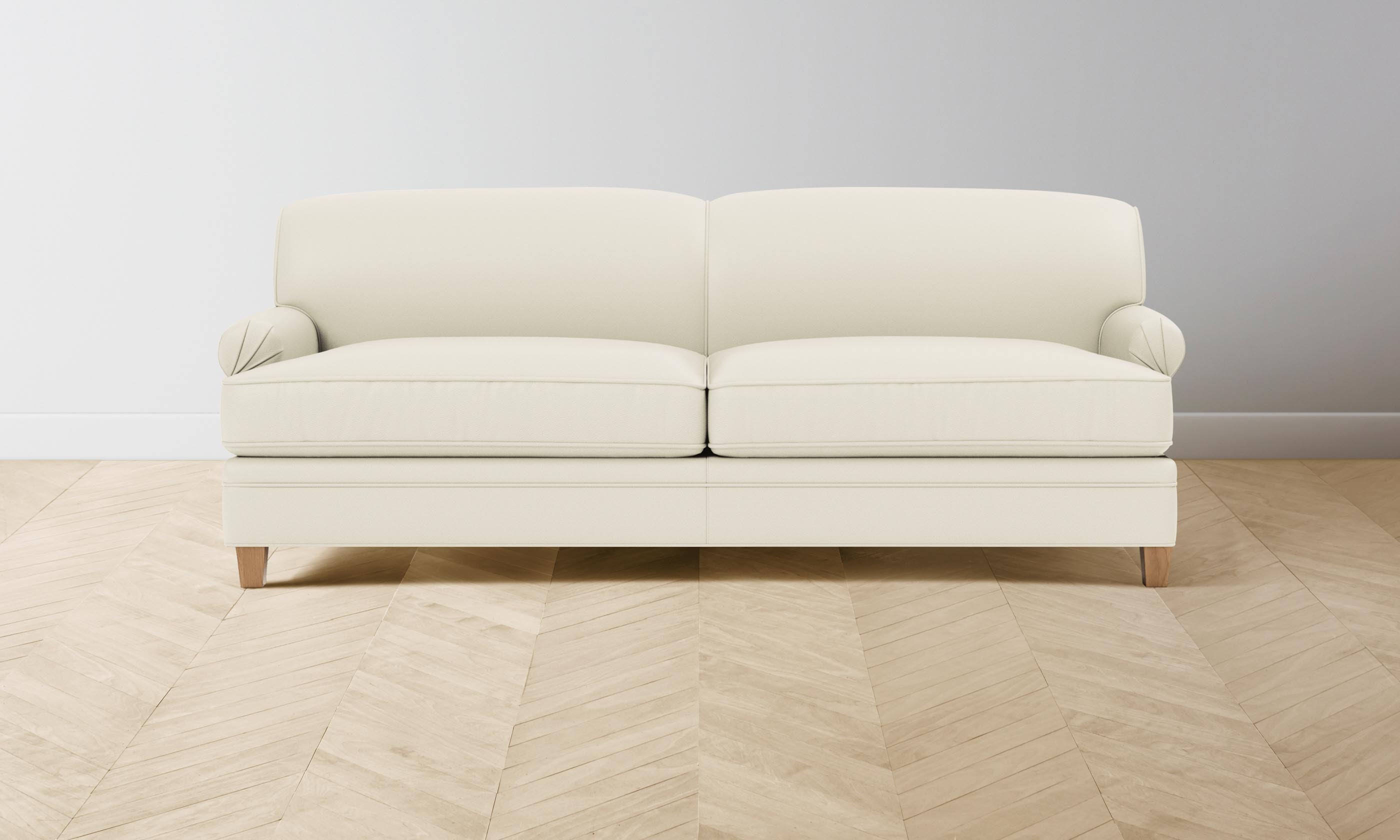 Carmine Pebbled Leather Sofa - Modern Swan Design for Living Room, Lounge & Office - Premium Comfort & Style
