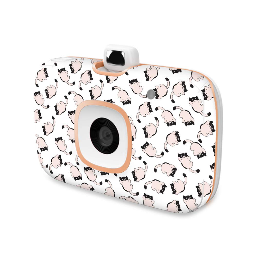 MightySkins Vinyl Decal Wrap Cover Compatible with HP Sprocket 2-in-1 Photo Printer - Raining Cats Design | Protective Durable Skin for Customization | Easy to Apply & Remove | Made in USA | Perfect for Home, Office & Travel Use