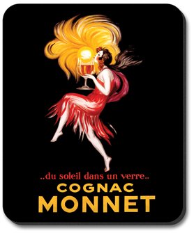 Premium Cognac Monnet Art Plates Mouse Pad - Non-Slip Desk Mat for Gaming, Office & Home Workspace - Perfect Gift for Art Lovers & Computer Users