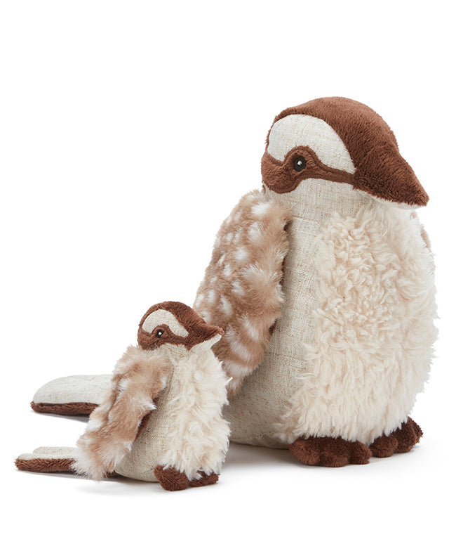 Ken the Kookaburra Plush Toy Set - Cute Australian Bird Stuffed Animal for Kids & Collectors - Perfect for Nursery Decor, Birthday Gifts, and Wildlife Education