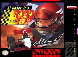 Al Unser Jr.'s Road To The Top - Super Nintendo SNES Racing Game - Retro Gaming & Collector's Item for Classic Car Racing Enthusiasts