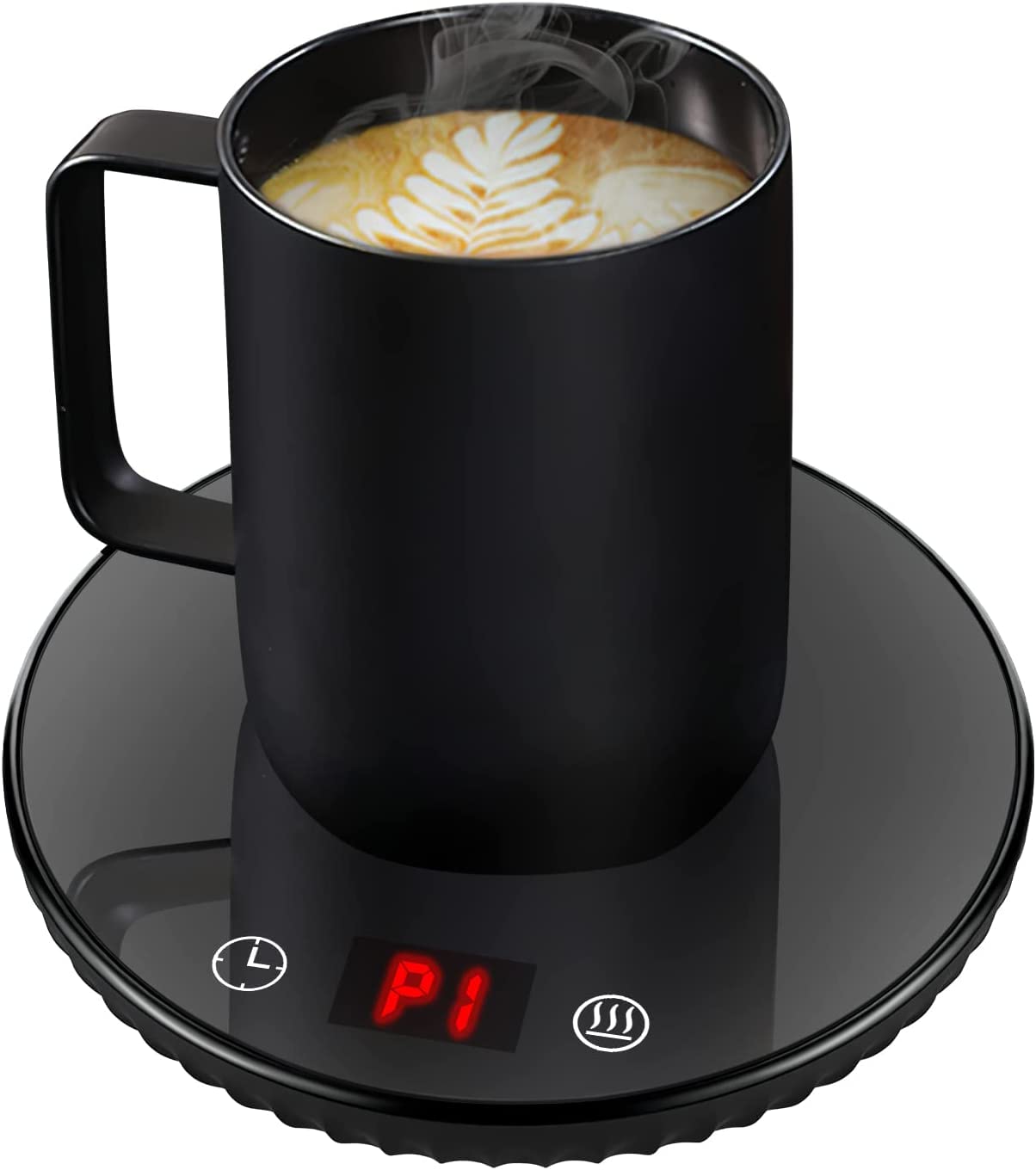 Electric Coffee Mug Warmer for Desk - 2 Temperature Settings & Auto Shut Off Timer, Smart Waterproof Cup Warmer for Home Office | Keep Coffee Hot While Working, Studying or Gaming