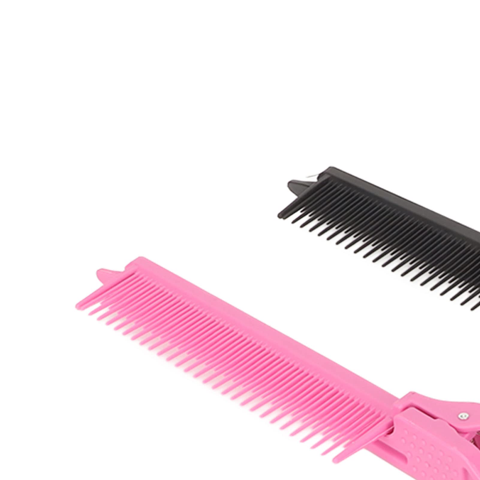Portable Tail Clip Comb - Rounded Teeth, Ergonomic & Slip-Resistant Design - Lightweight & Comfortable Grip for Home & Salon Hair Styling - Perfect for DIY Haircuts, Styling, and Professional Salon Use