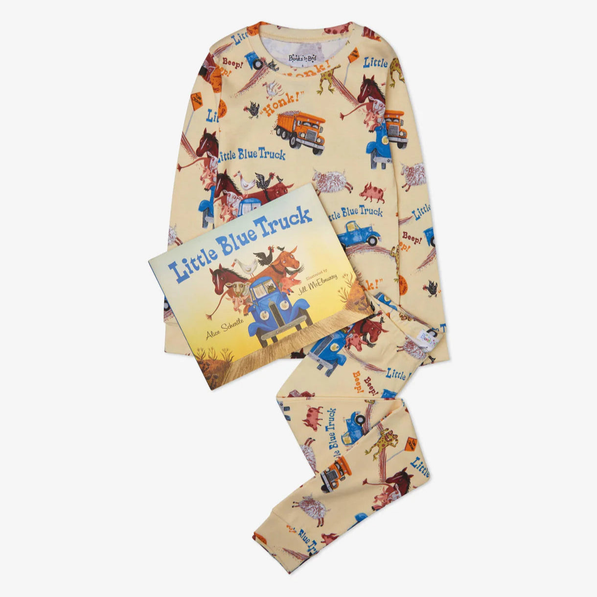 Little Blue Truck Book and Pajama Set - Bedtime Story Books for Kids with Matching PJs | Perfect for Cozy Reading Time and Sweet Dreams