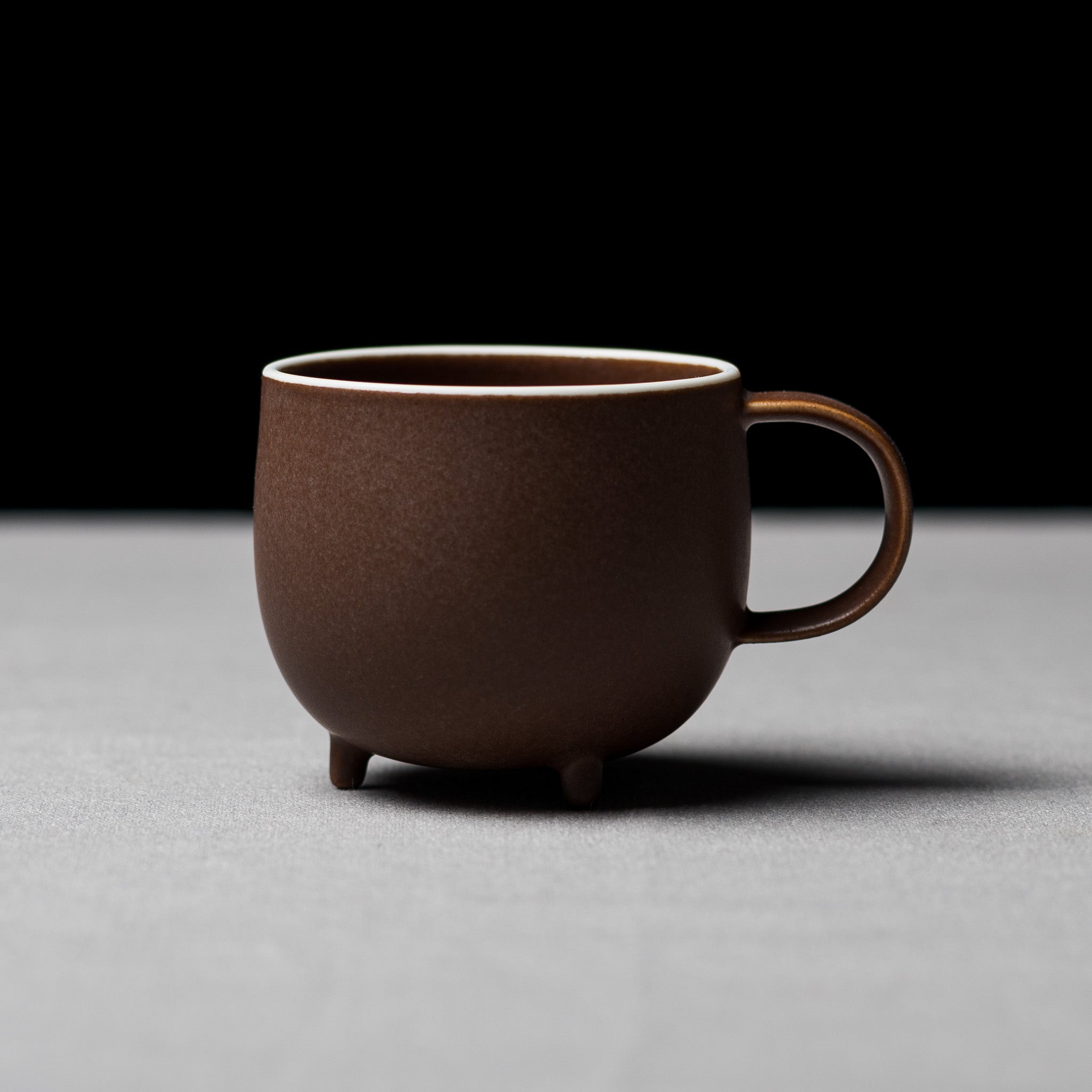 Marumi Series Three Legs Round Mug Cup 180ml - Perfect for Coffee, Tea & Hot Drinks at Home or Office