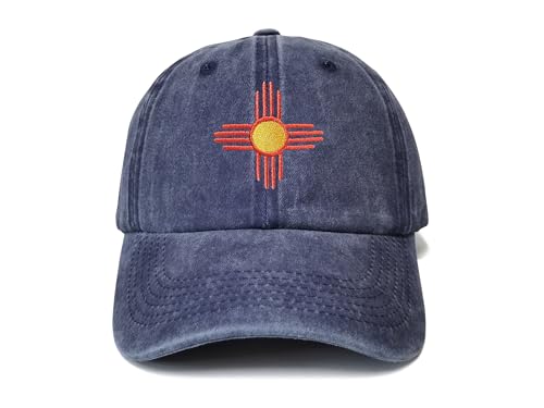 New Mexico Flag (Washed Navy Blue)